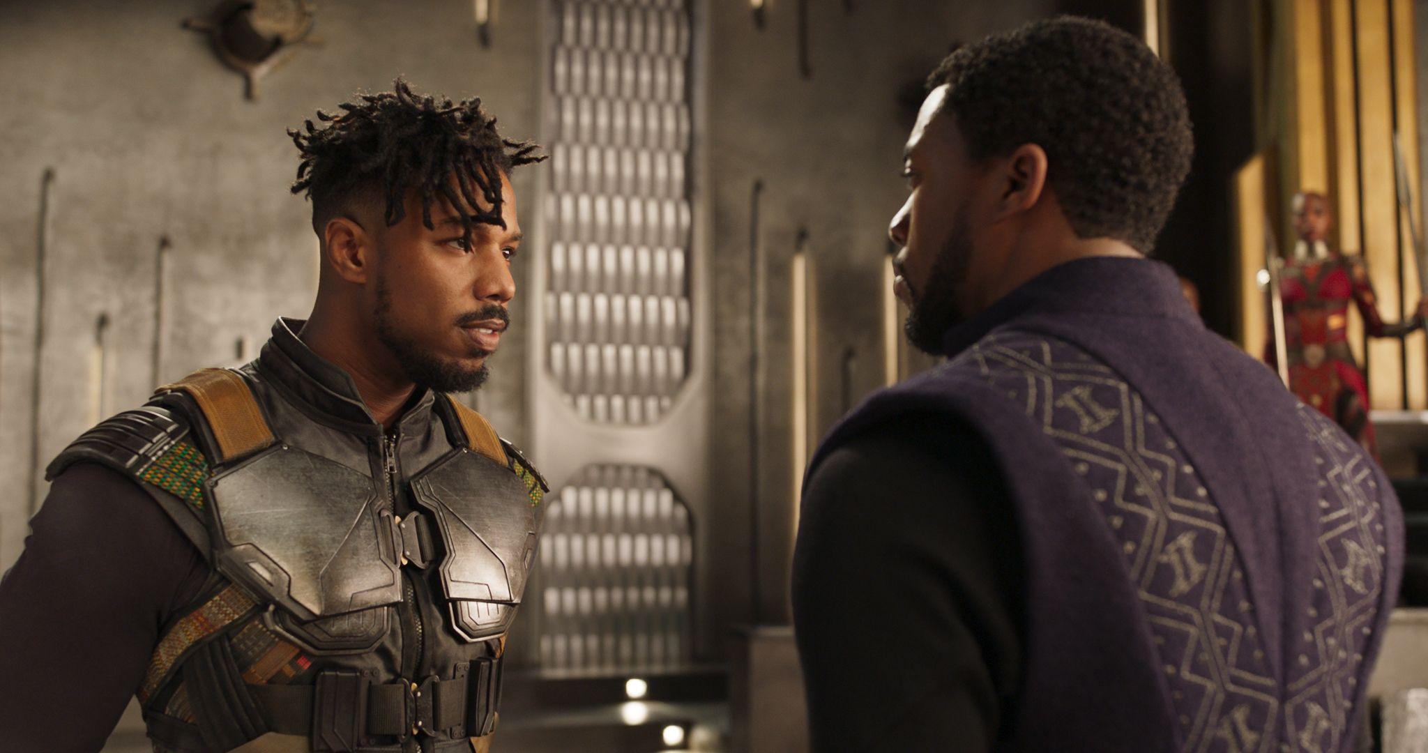 2048x1080 Free download Black Panther Michael B Jordan on Erik Killmongers Plan [2048x1080] for your Desktop, Mobile & Tablet. Explore Erik Killmonger Wallpaper. Erik Killmonger Wallpaper, Erik Lamela Wallpaper, Erik Karlsson Wallpaper