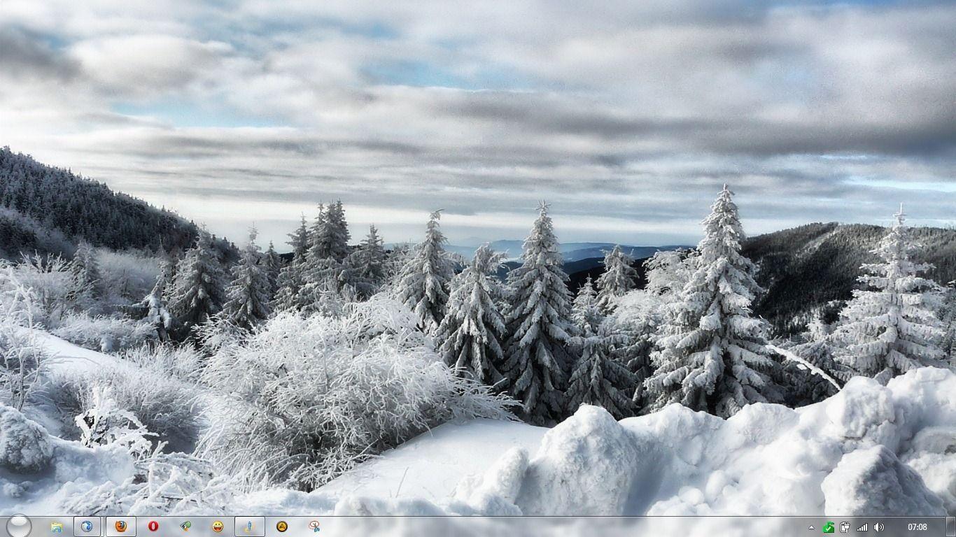 1366x768 Download Winter White Theme for Windows 7 (Screensaver, Wallpaper and Cursors included)