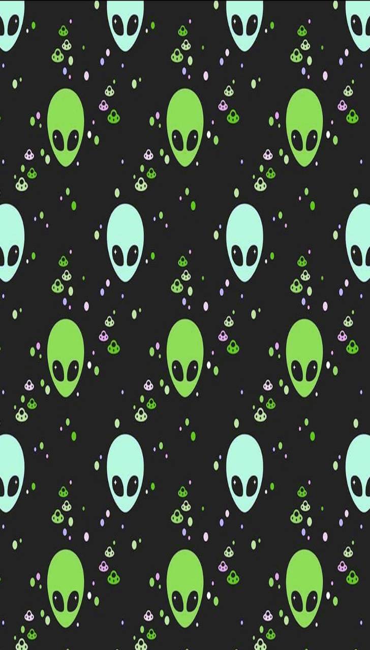 728x1280 Lil Green Alien wallpaper