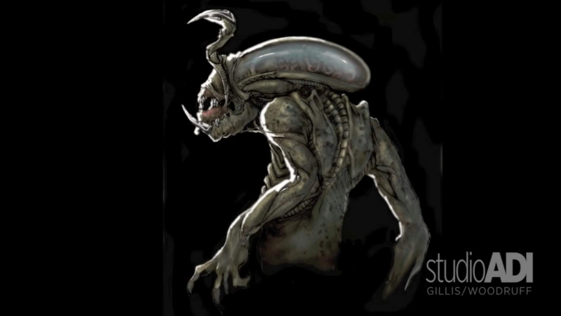 1920x1080 Unused Aliens vs. Predator Requiem Predalien Designs Aliens vs. Predator