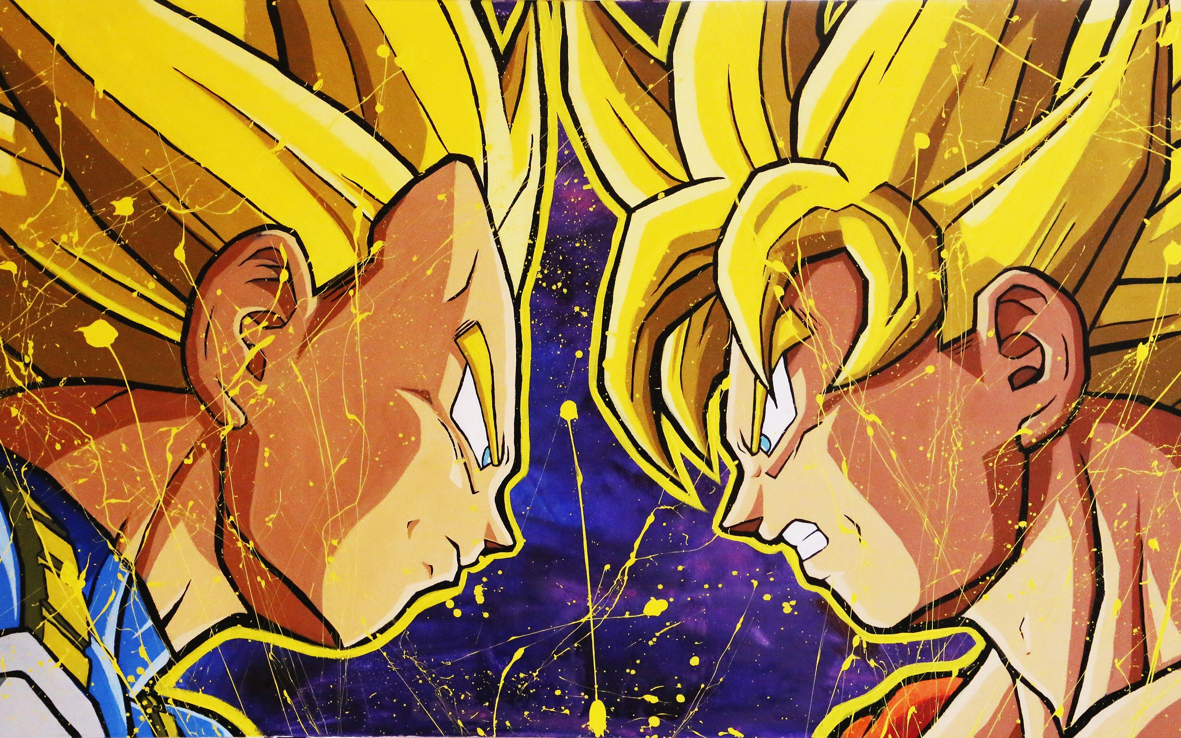 Goku Vegeta Wallpaper 4k 0093
