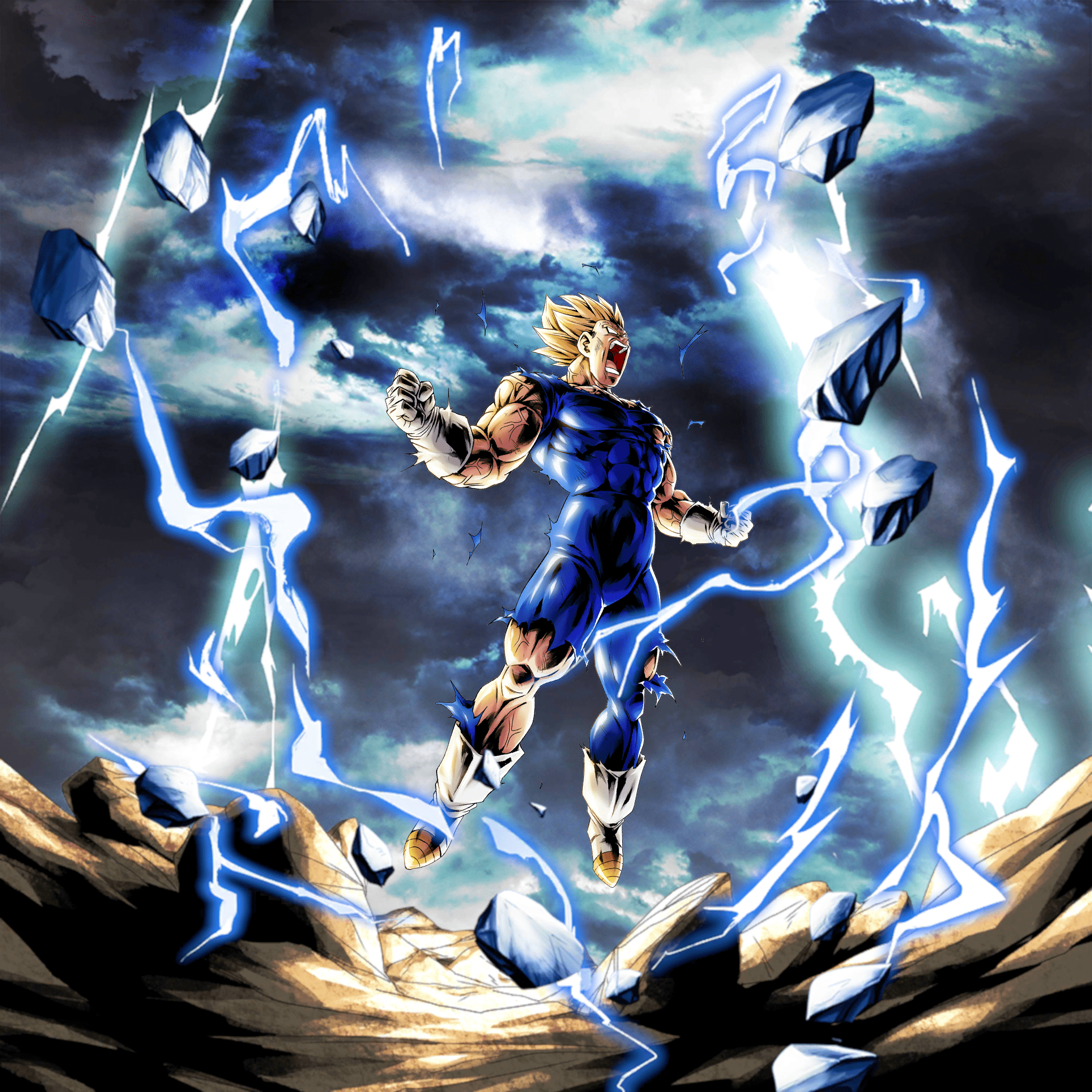 2048x2048 Wallpaper Vegeta