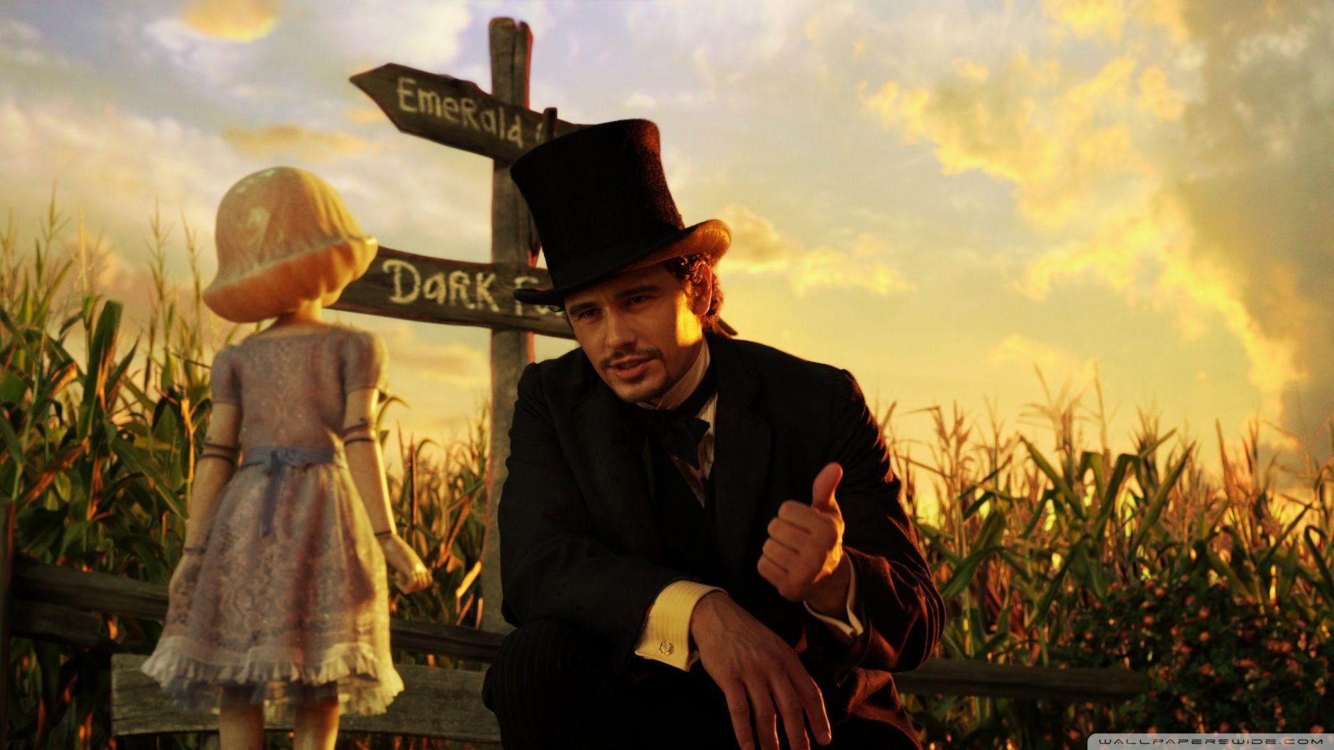 1920x1080 Oz The Great and Powerful Girl and Oscar (James Franco) Ultra HD Desktop Background Wallpaper for 4K UHD TV : Tablet