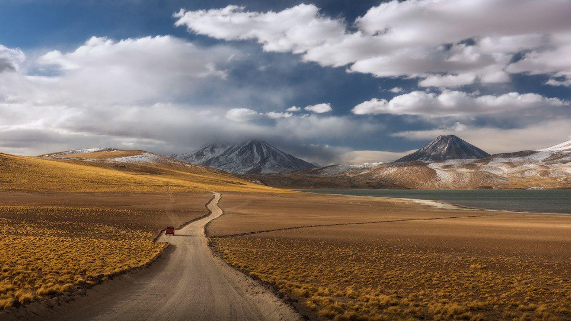 1920x1080 Deserts Waycama Desert In Chile Desktop Wallpaper Full Screen :
