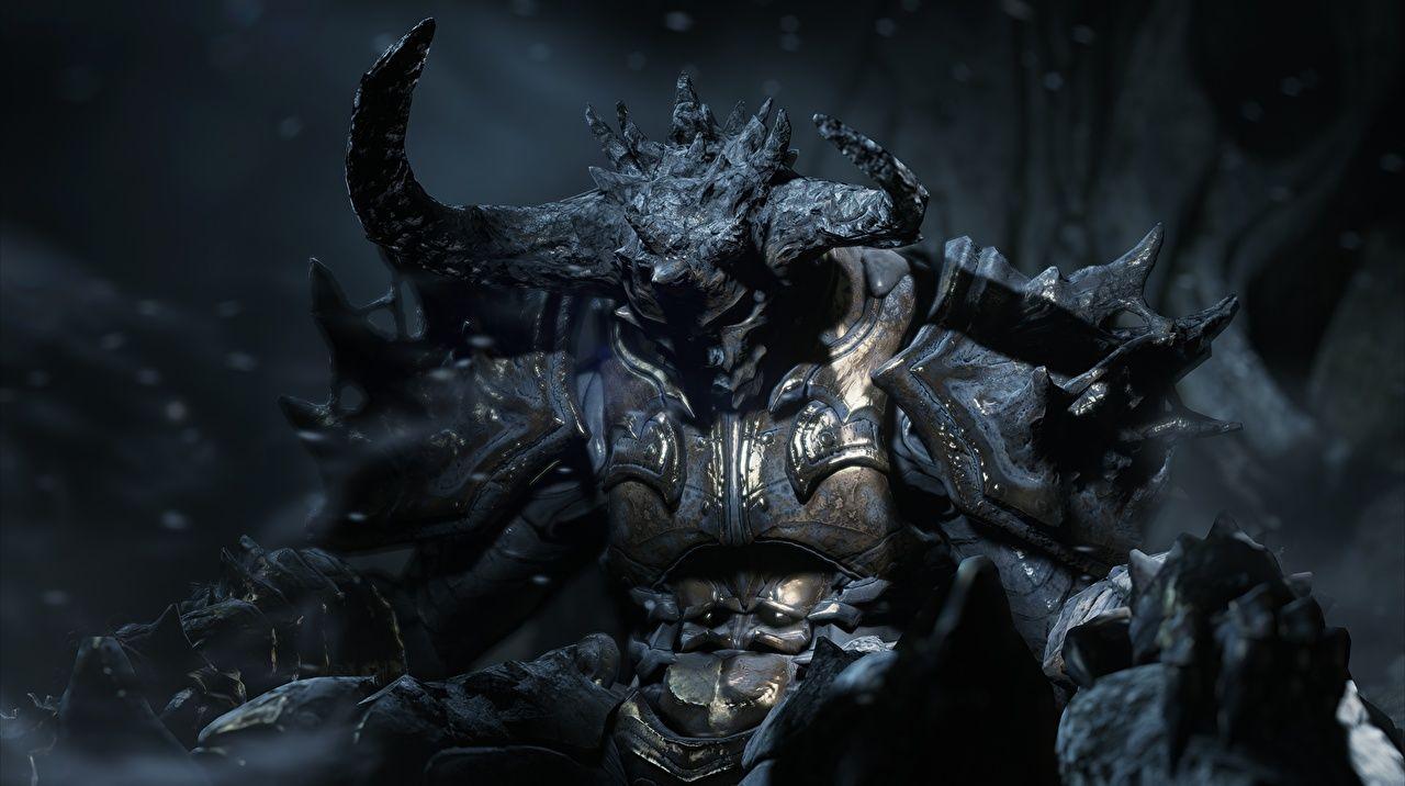 1280x716 Image Armor demon monster Horns Elemental Unreal Engine Fantasy