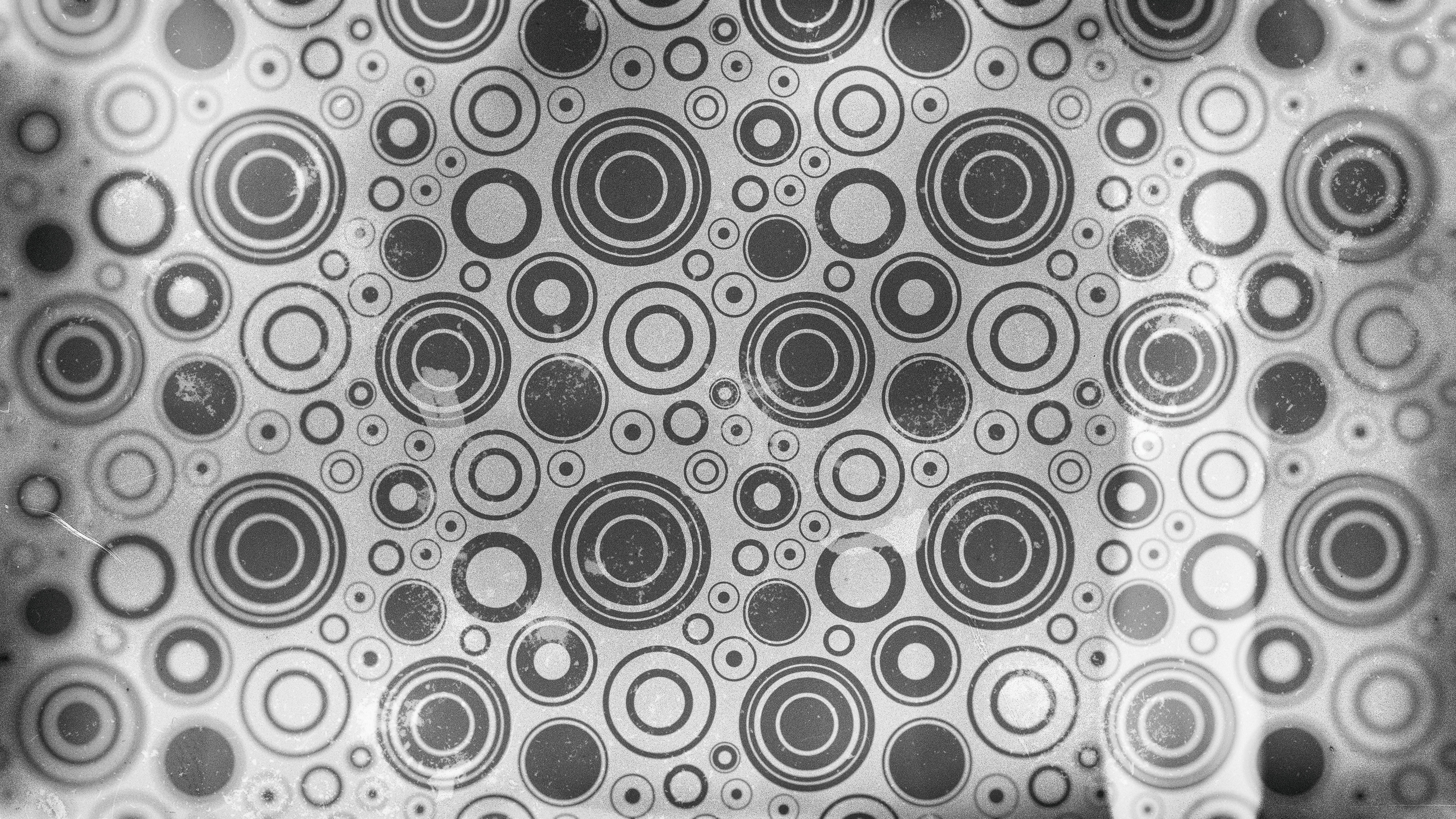 8000x4500 Free Dark Grey Grunge Seamless Geometric Circle Wallpaper Pattern Graphic
