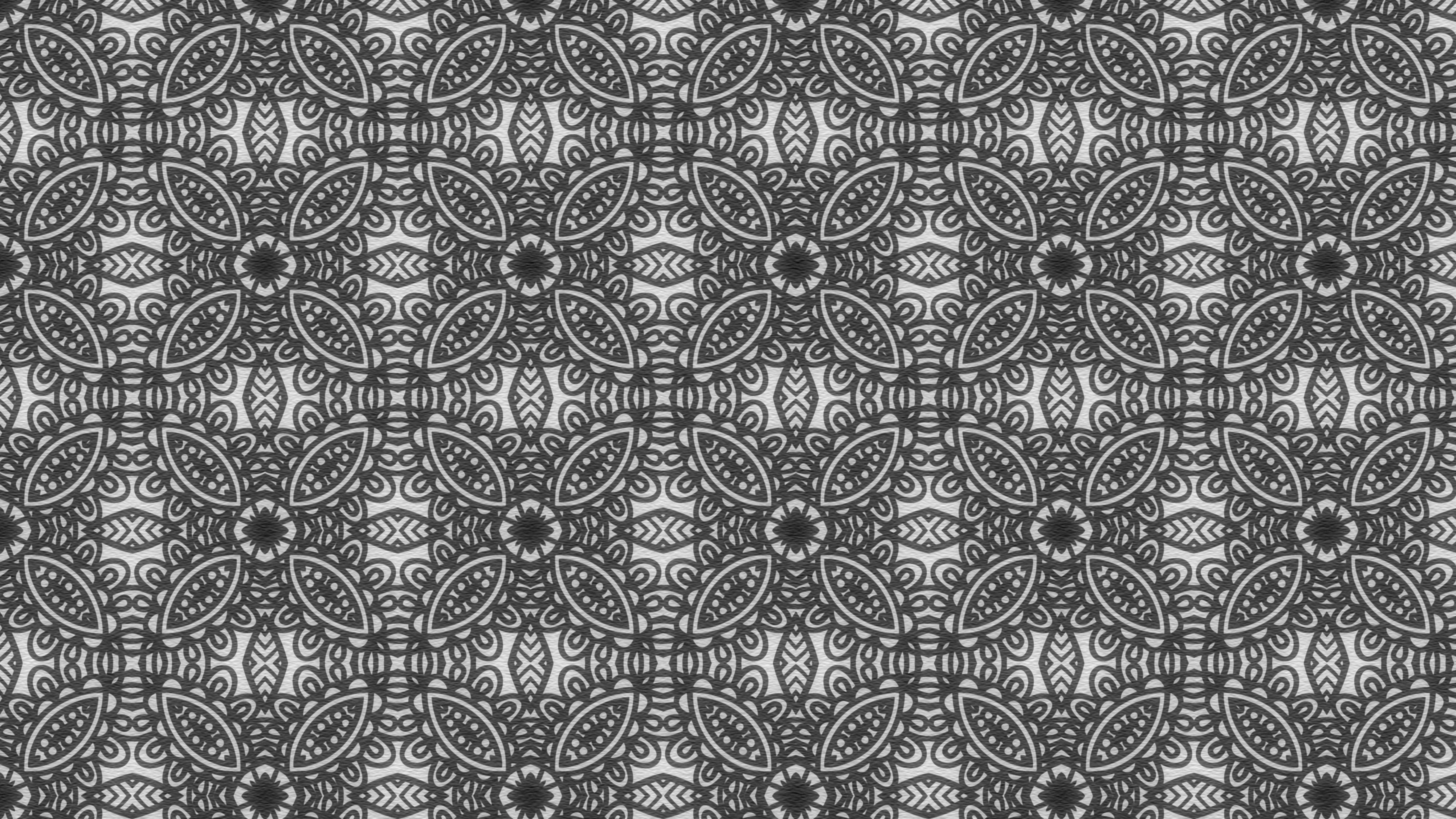 8000x4500 Free Dark Gray Geometric Seamless Pattern Wallpaper Image