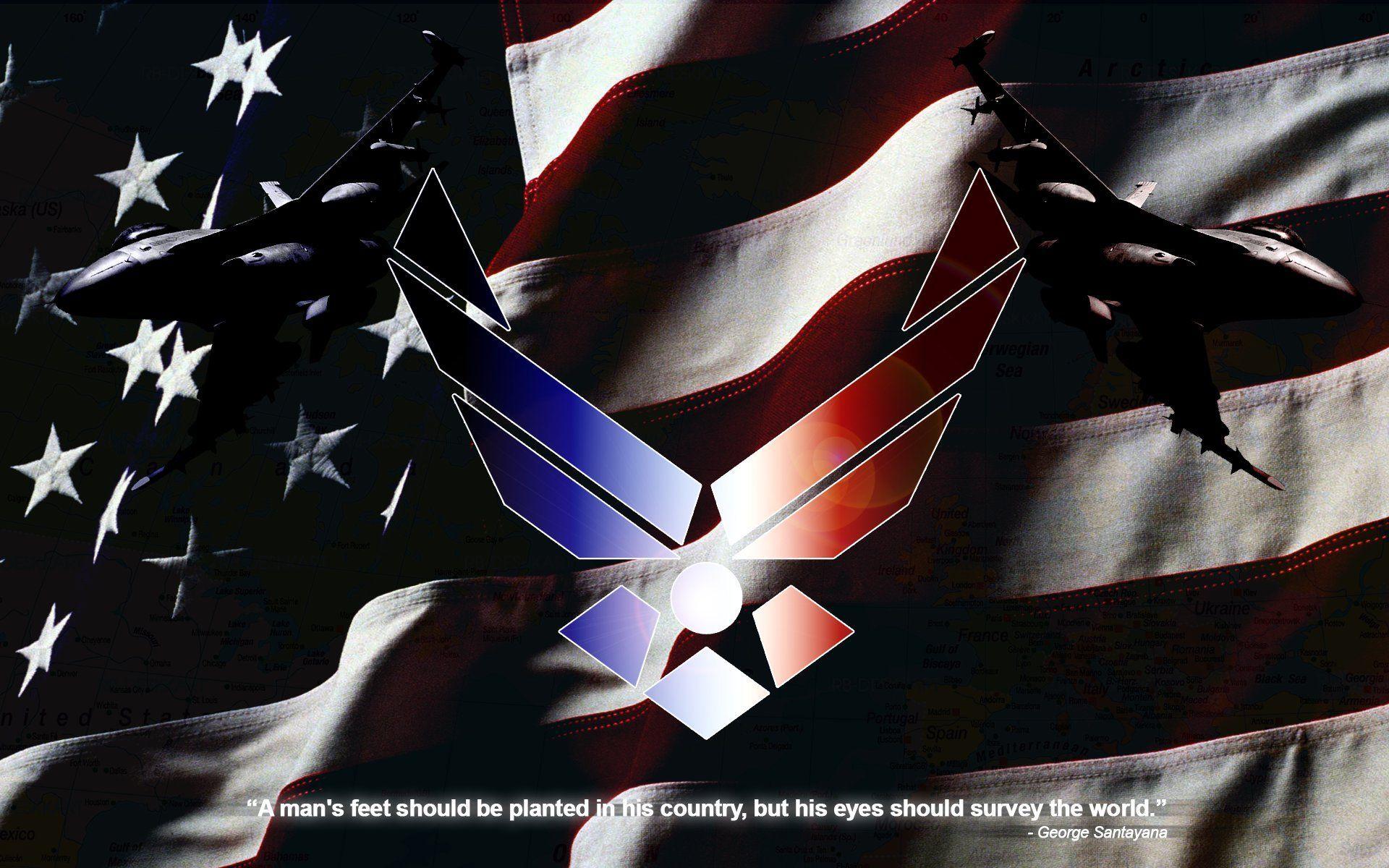 Usaf Logo Wallpapers Top Free Usaf Logo Backgrounds Wallpaperaccess
