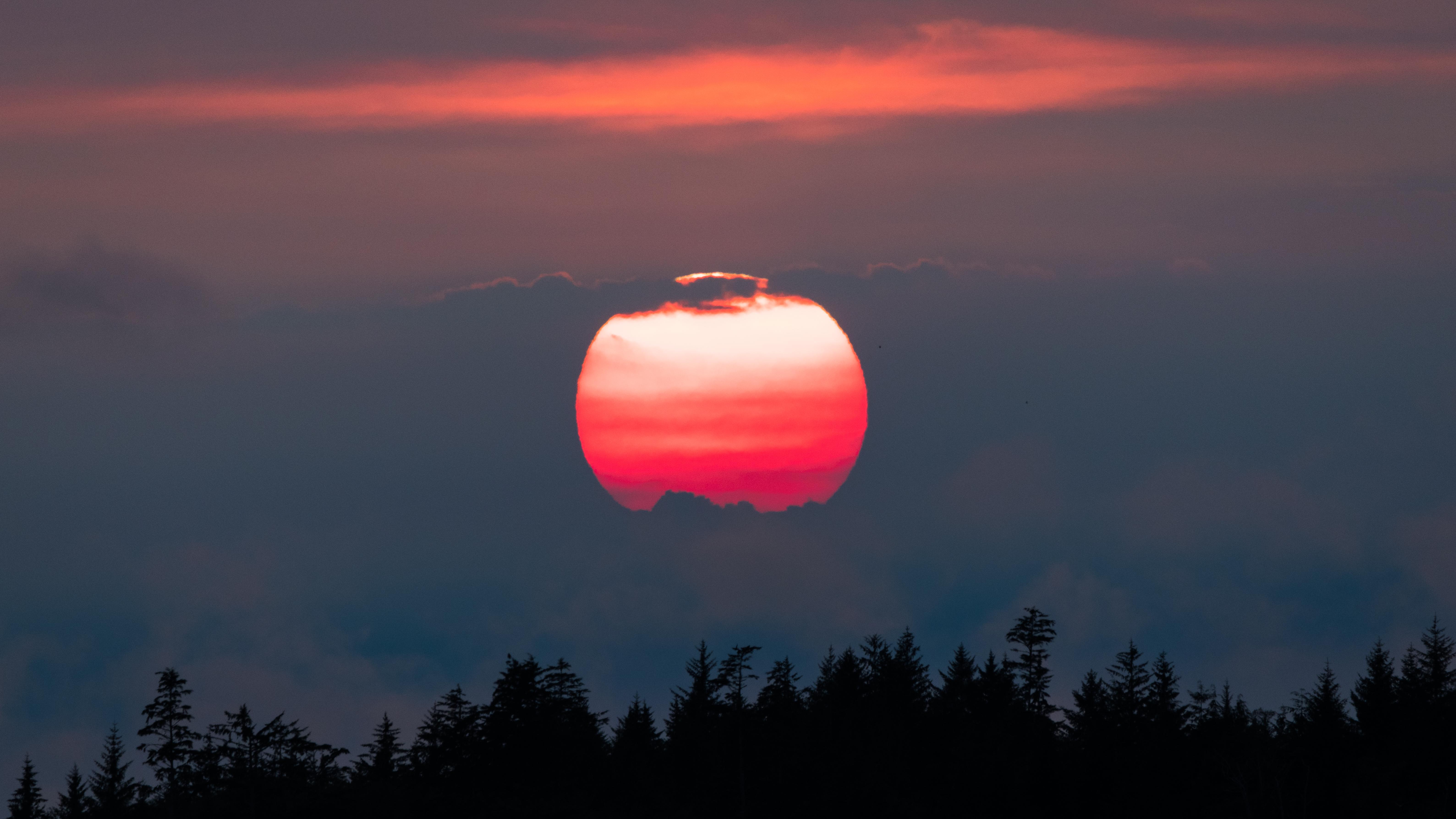 6355x3575 Pink Hour Vancouver Island Sunset 5k, HD Nature, 4k Wallpaper, Image, Background, Photo and Picture