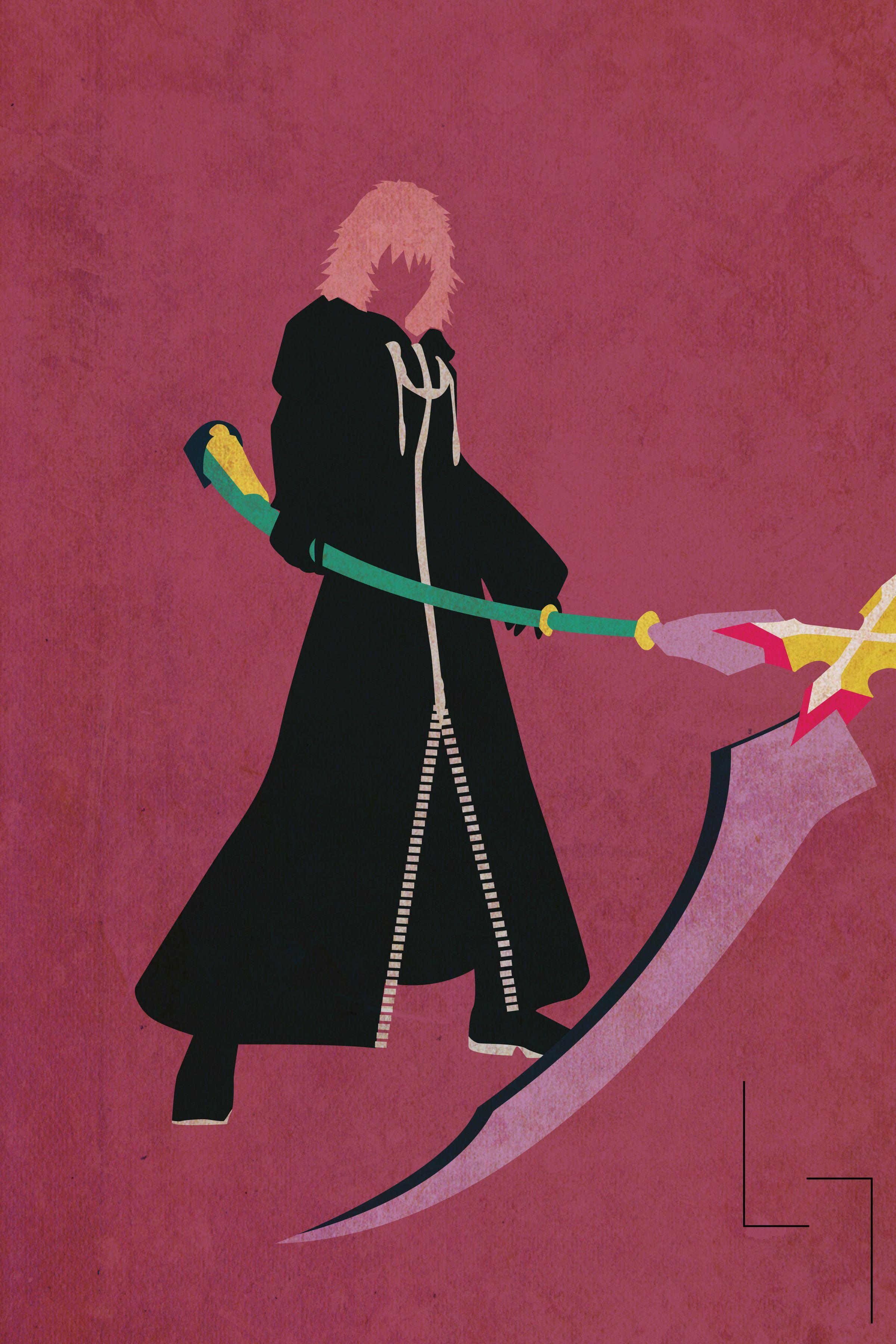 2400x3600 Why is Marluxia my favorite bad guy ever. Kingdom hearts wallpaper, Kingdom hearts, Kingdom hearts art