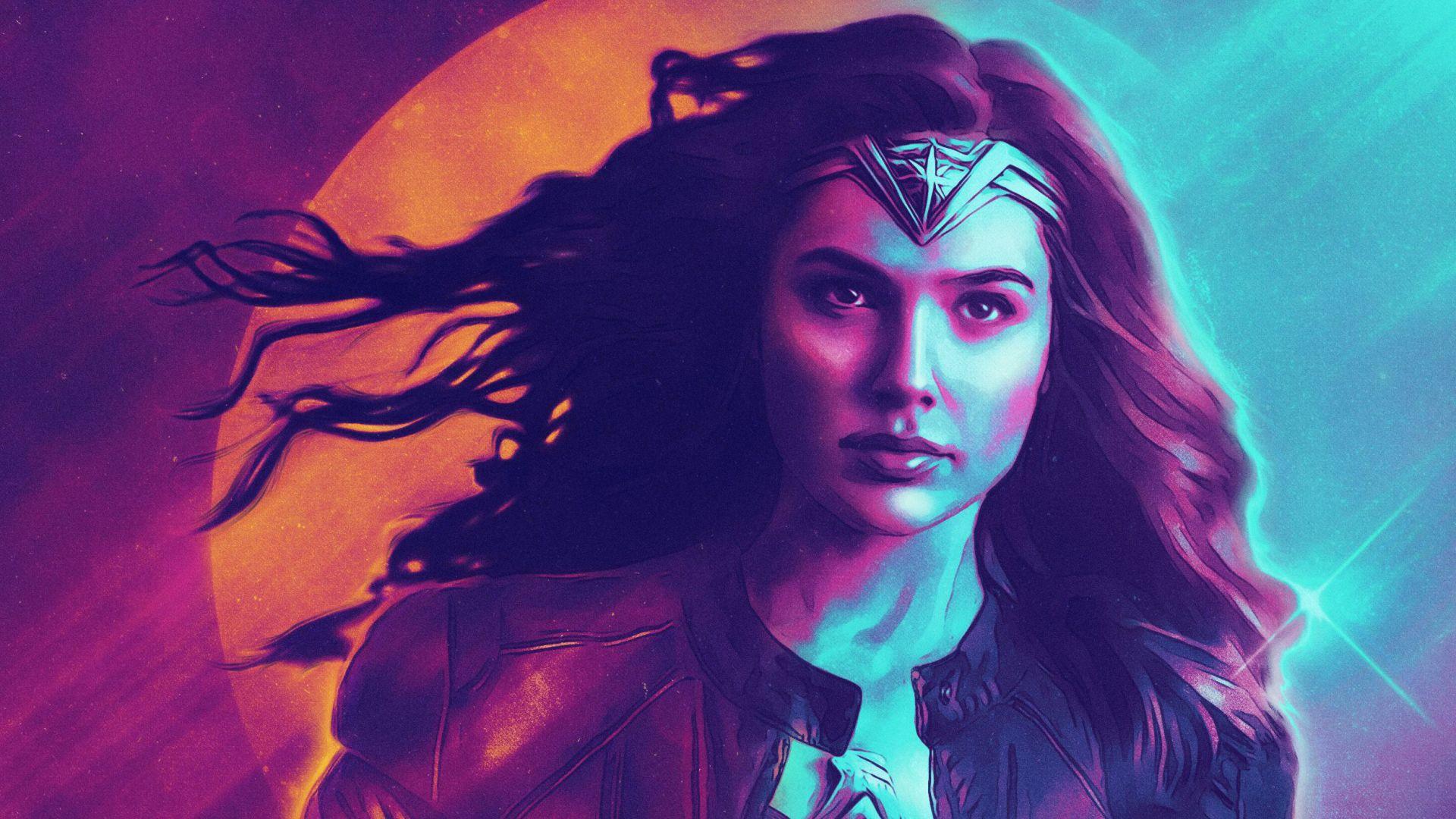 1920x1080 Wonder Woman Dark wallpaper