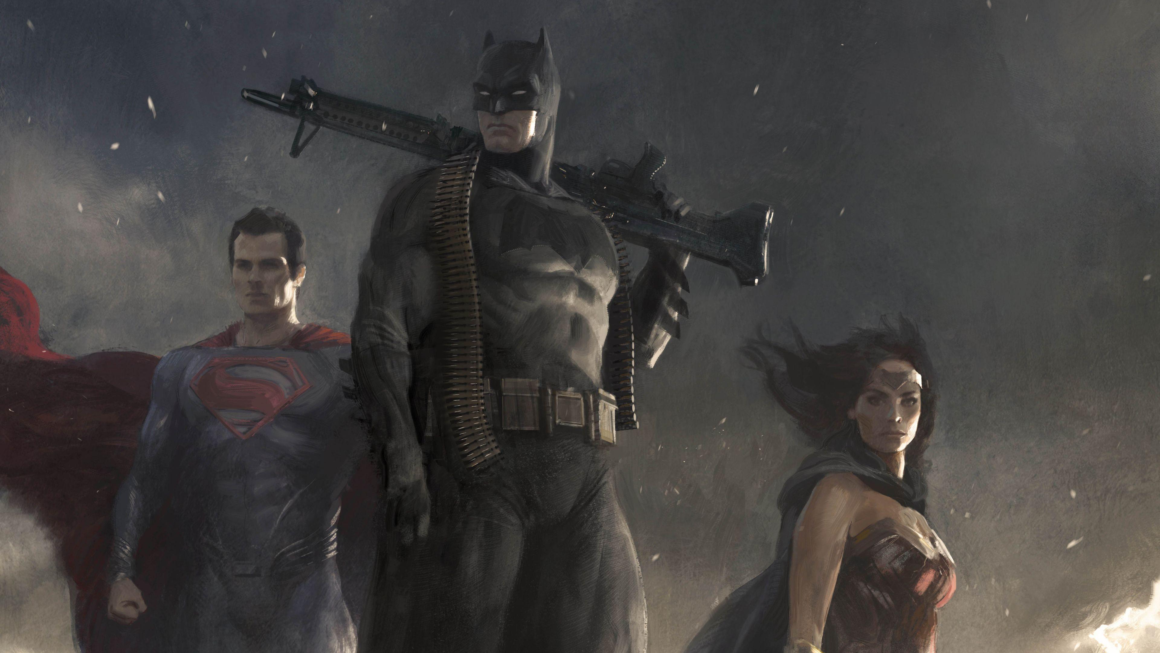 3840x2160 Wallpaper 4k Batman Superman Wonder Woman Art 4k Wallpaper, 5k Wallpaper, Artwork Wallpaper, Batman Wallpaper, Digital Art Wallpaper, Hd Wallpaper, Superheroes Wallpaper, Superman Wallpaper, Wonder Woman Wallpaper