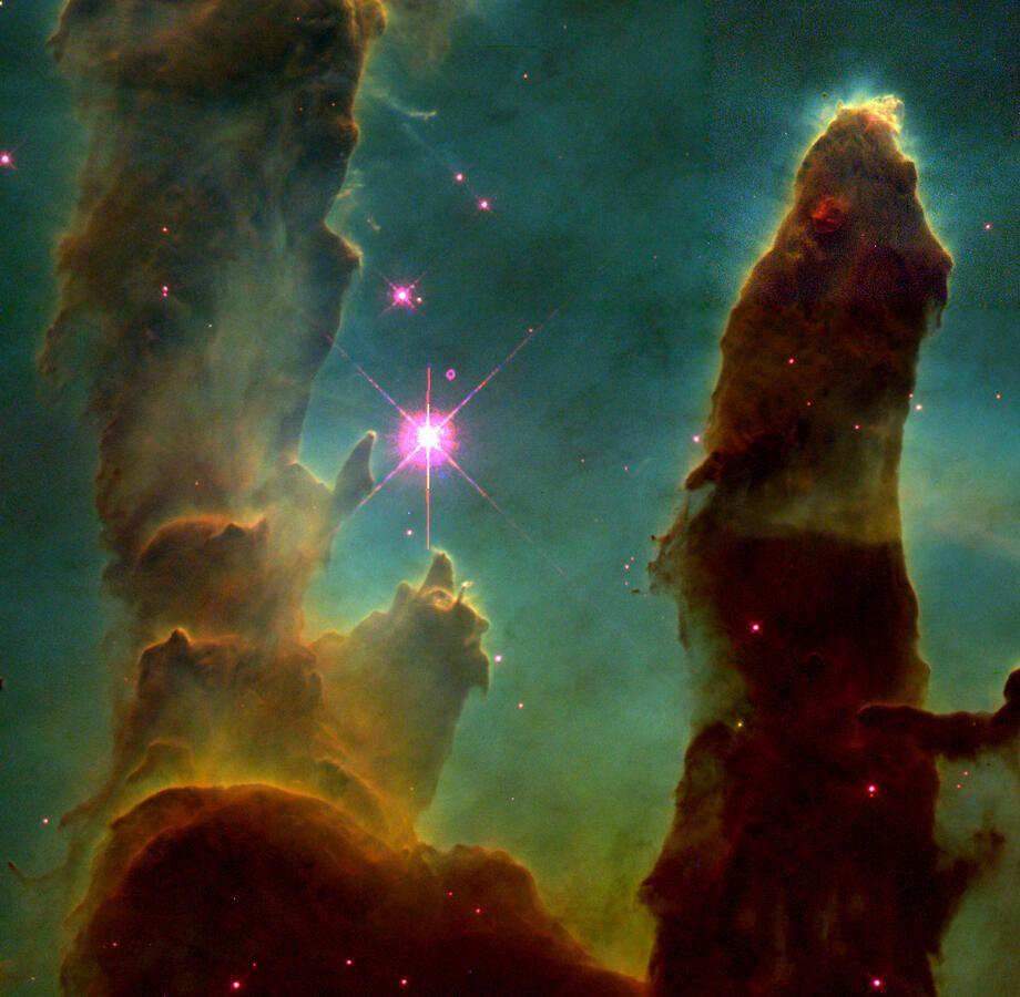 920x900 Desktop Wallpaper: Deep space nebula