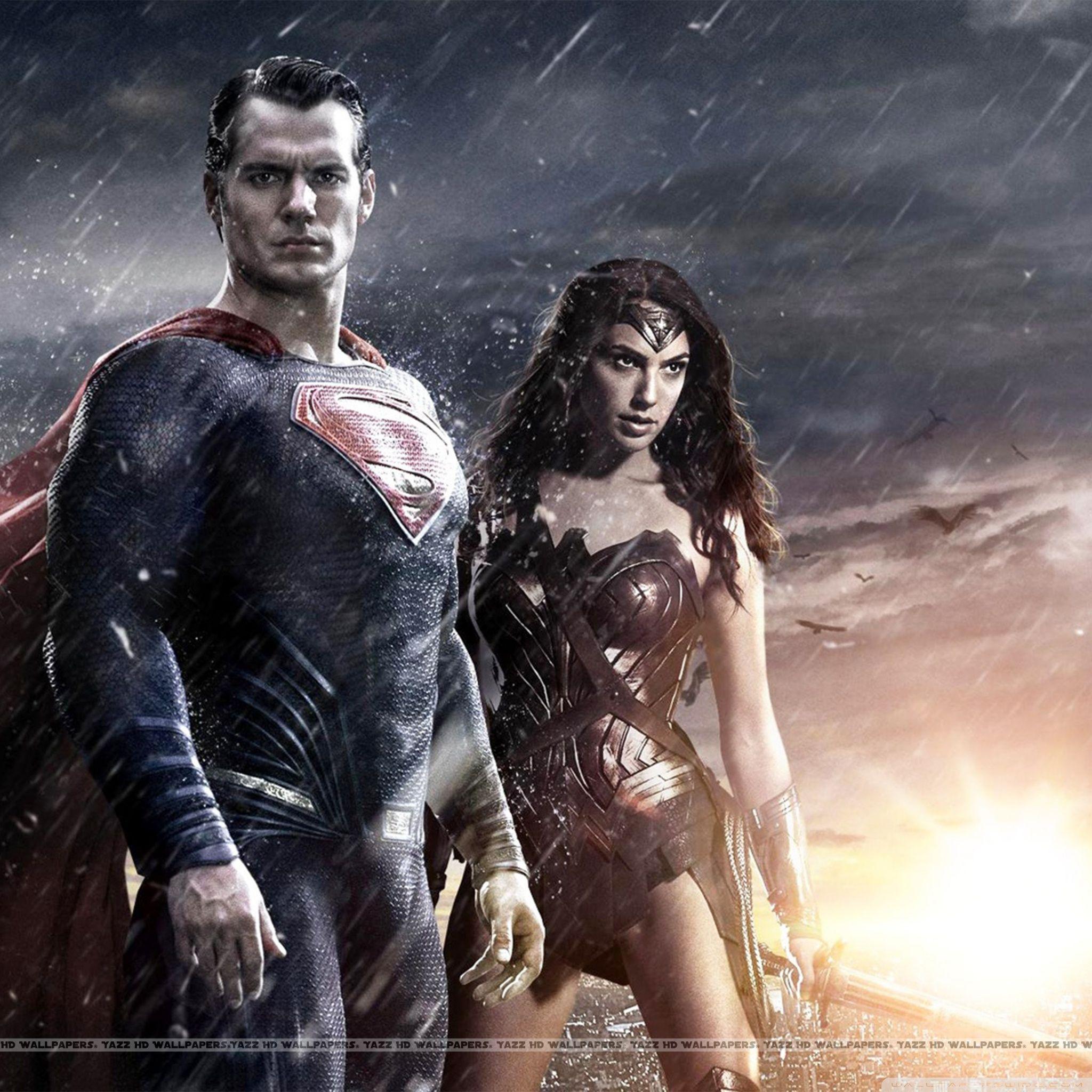 2048x2048 Batman Vs. Superman Vs. Wonder Woman Ultra HD Desktop Background Wallpaper for 4K UHD TV : Widescreen & UltraWide Desktop & Laptop : Tablet