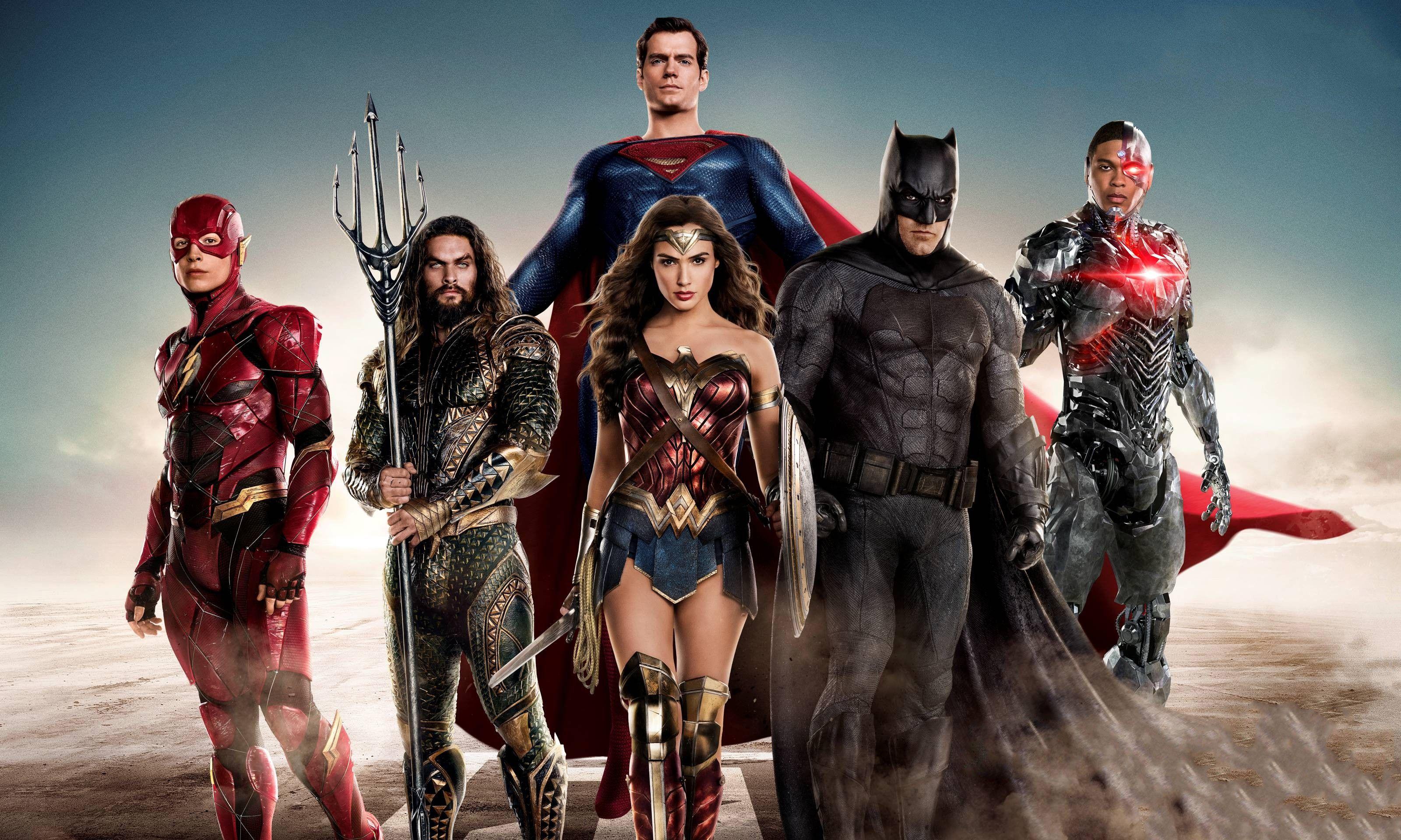3200x1920 Wallpaper / justice league, 2017 movies, movies, batman, wonder woman, superman, aquaman, flash, cyborg, hd, 4k