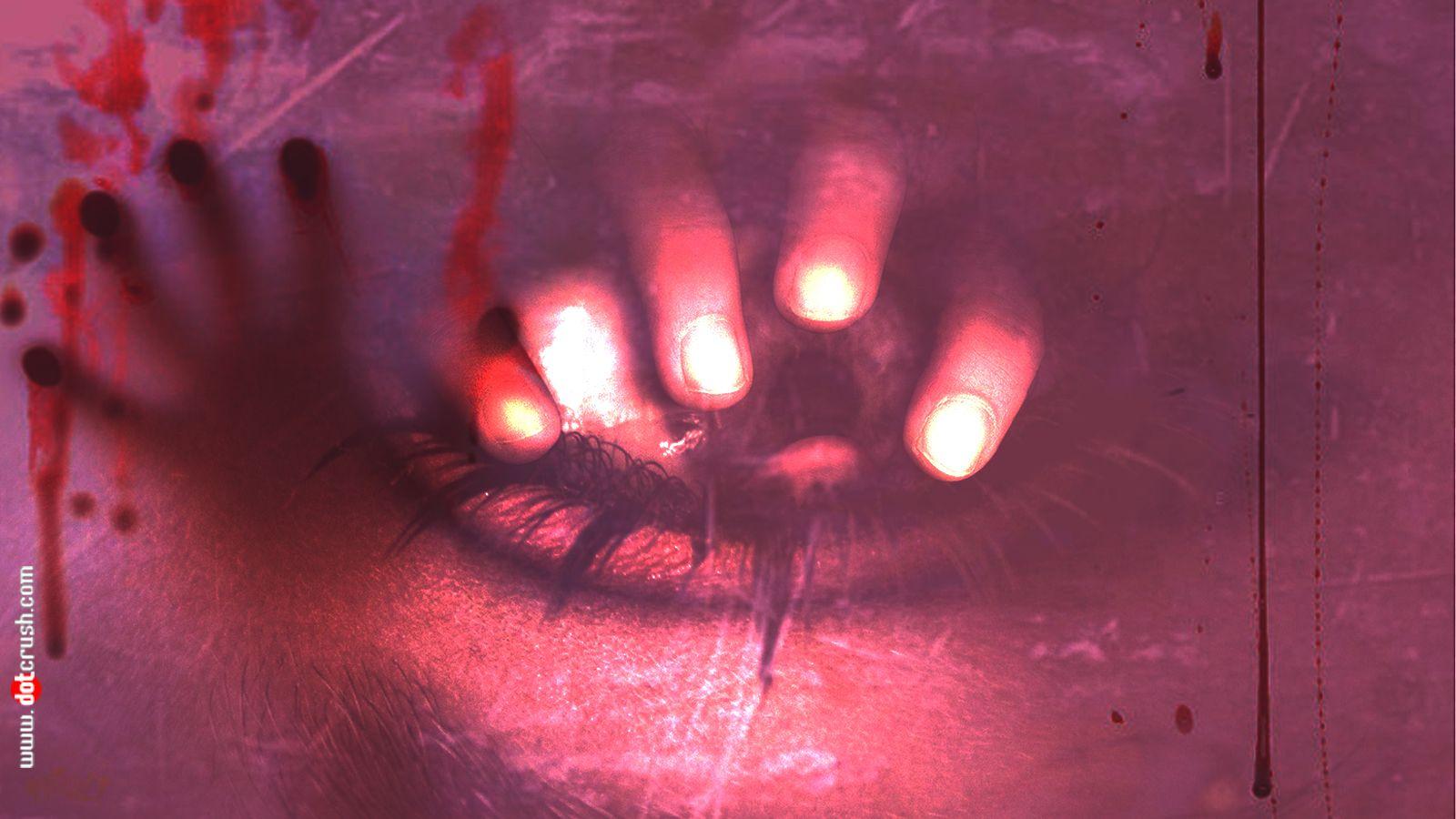 1600x900 Creepy Horror Desktop Wallpaper Background