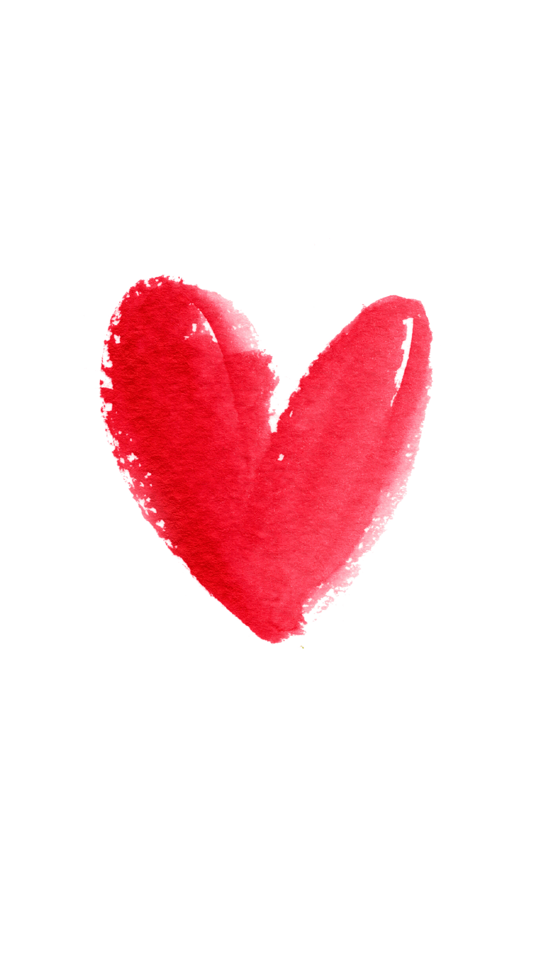1080x1921 Valentine's Day iPhone Wallpaper. Watercolor heart, Wallpaper