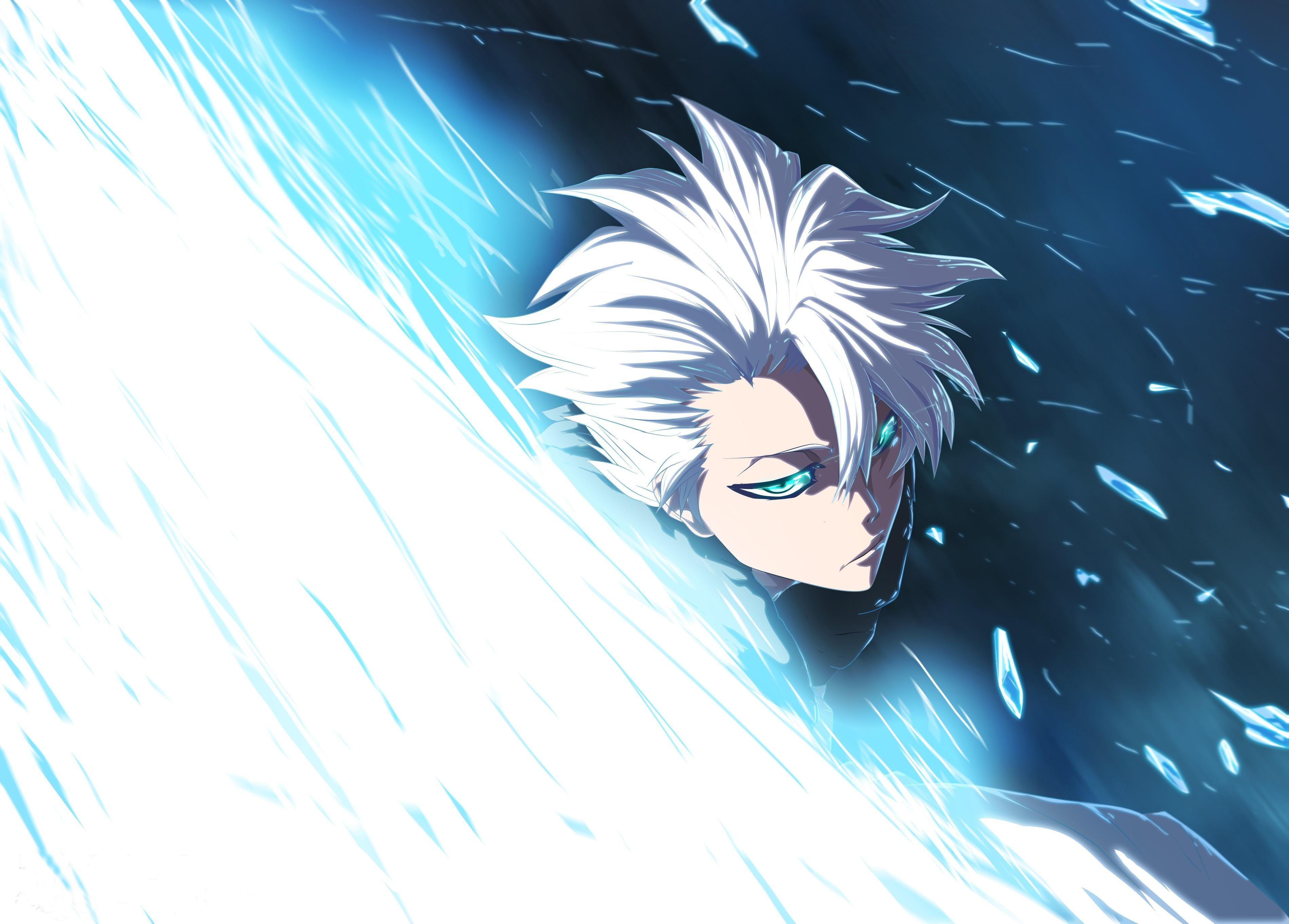 3800x2726 wallpaper toshiro hitsugaya, bleach, shinigami HD : Widescreen : High Definition