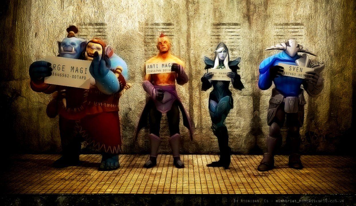 1243x721 Dota 2 Anti Mage Loading Screen Wallpaper