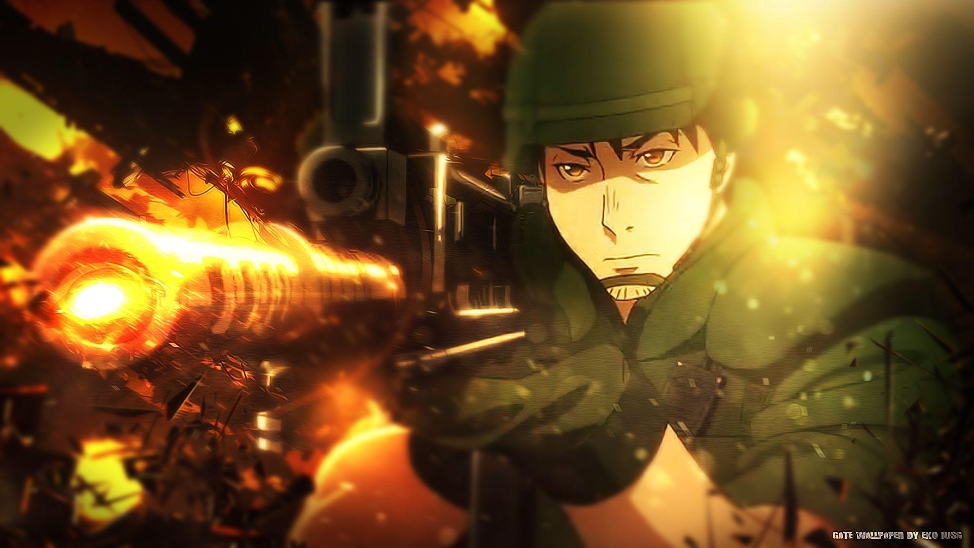 1920x1080 Gate Anime Wallpaper
