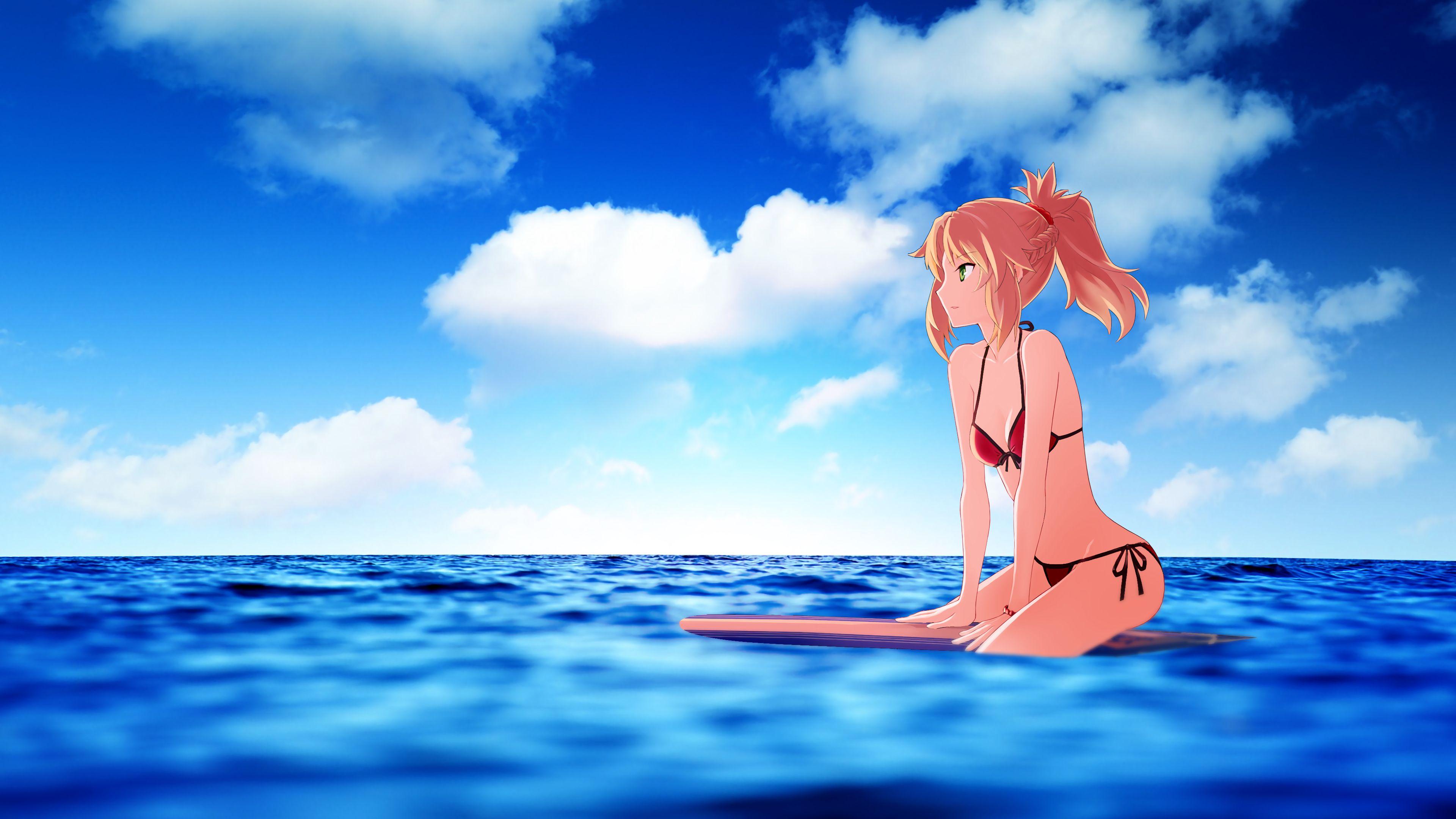 3840x2160 Free Desktop Wallpaper: [4K UHD] Anime wallpaper In Sea (by AssassinWarrior)