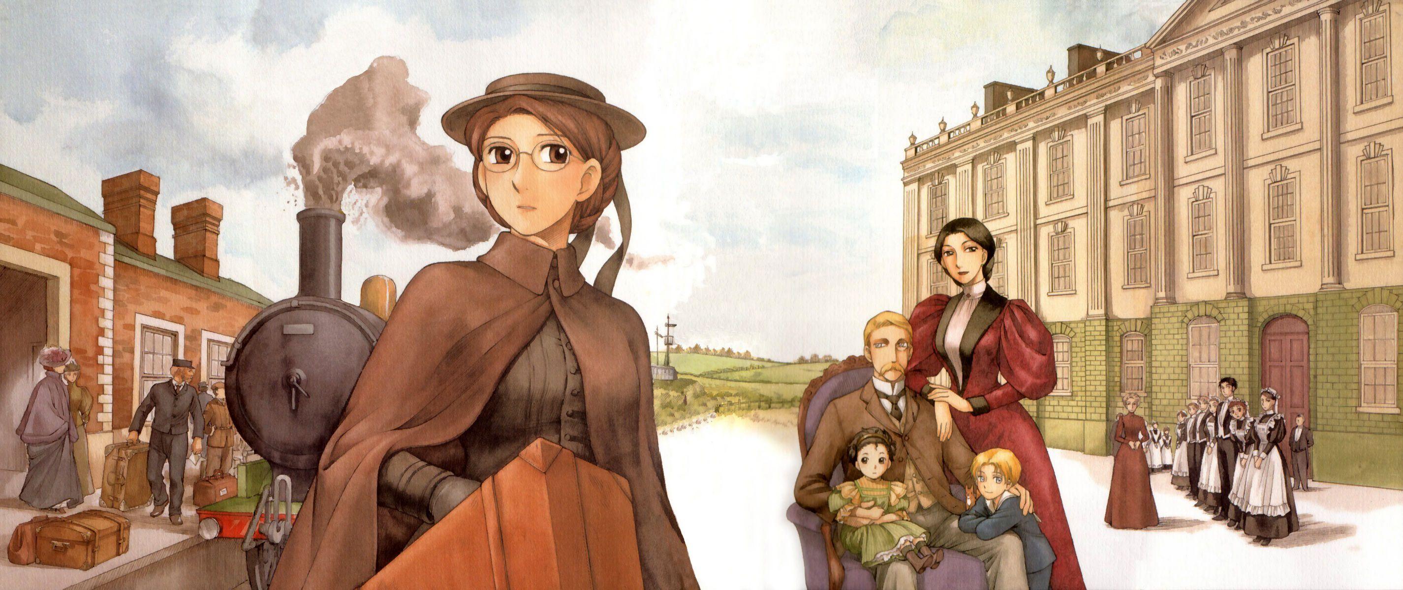2851x1200 Emma: A Victorian Romance wallpaper. Victorian romance, Historical anime, Urban fantasy