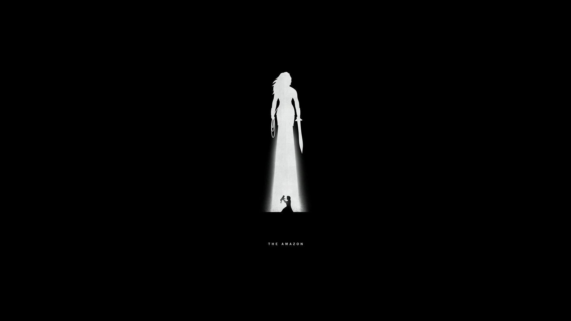 1920x1080 Wonder Woman Minimalist Wallpaper