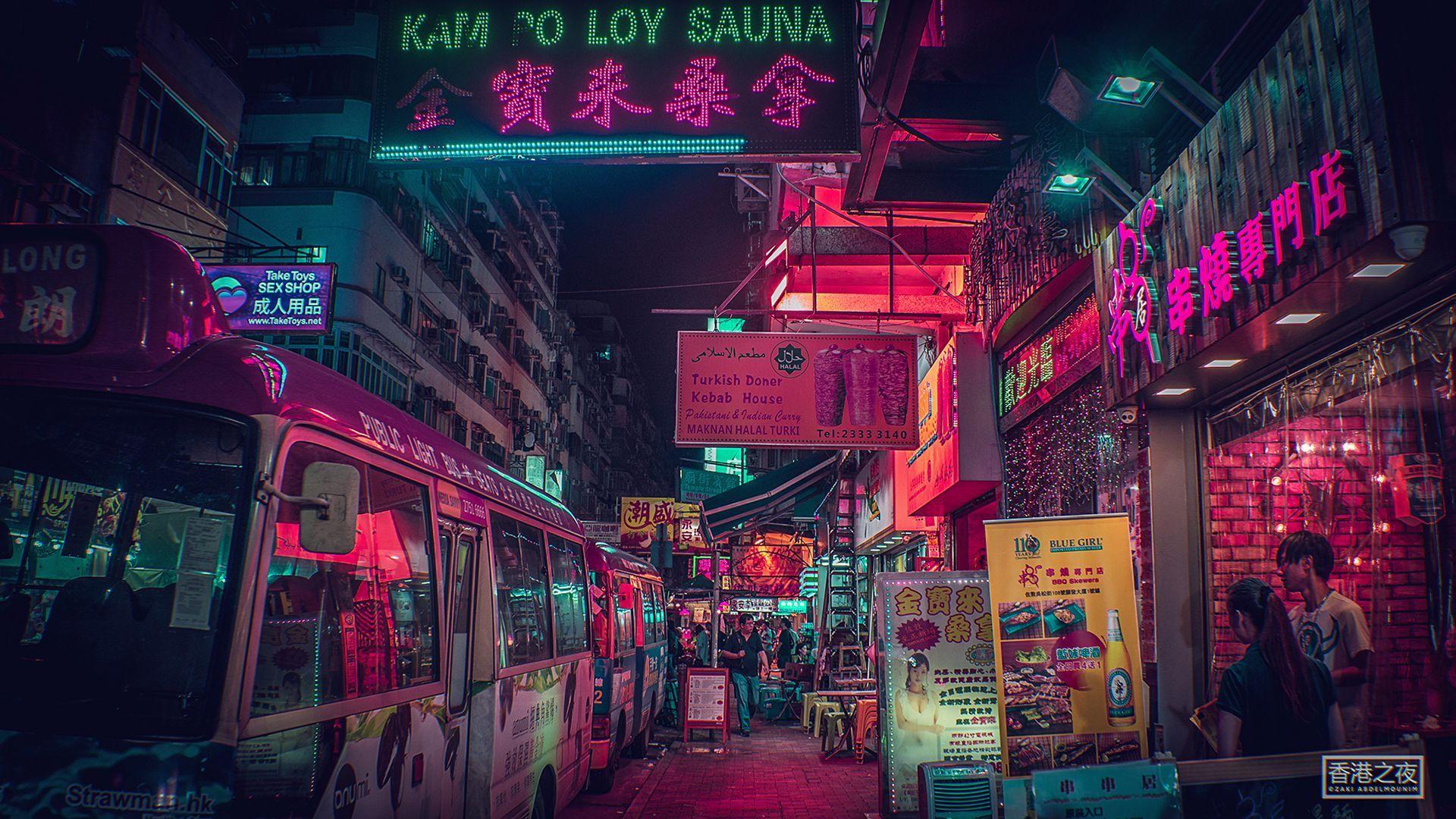 Neon Hong Kong Wallpapers - Top Free Neon Hong Kong Backgrounds ...