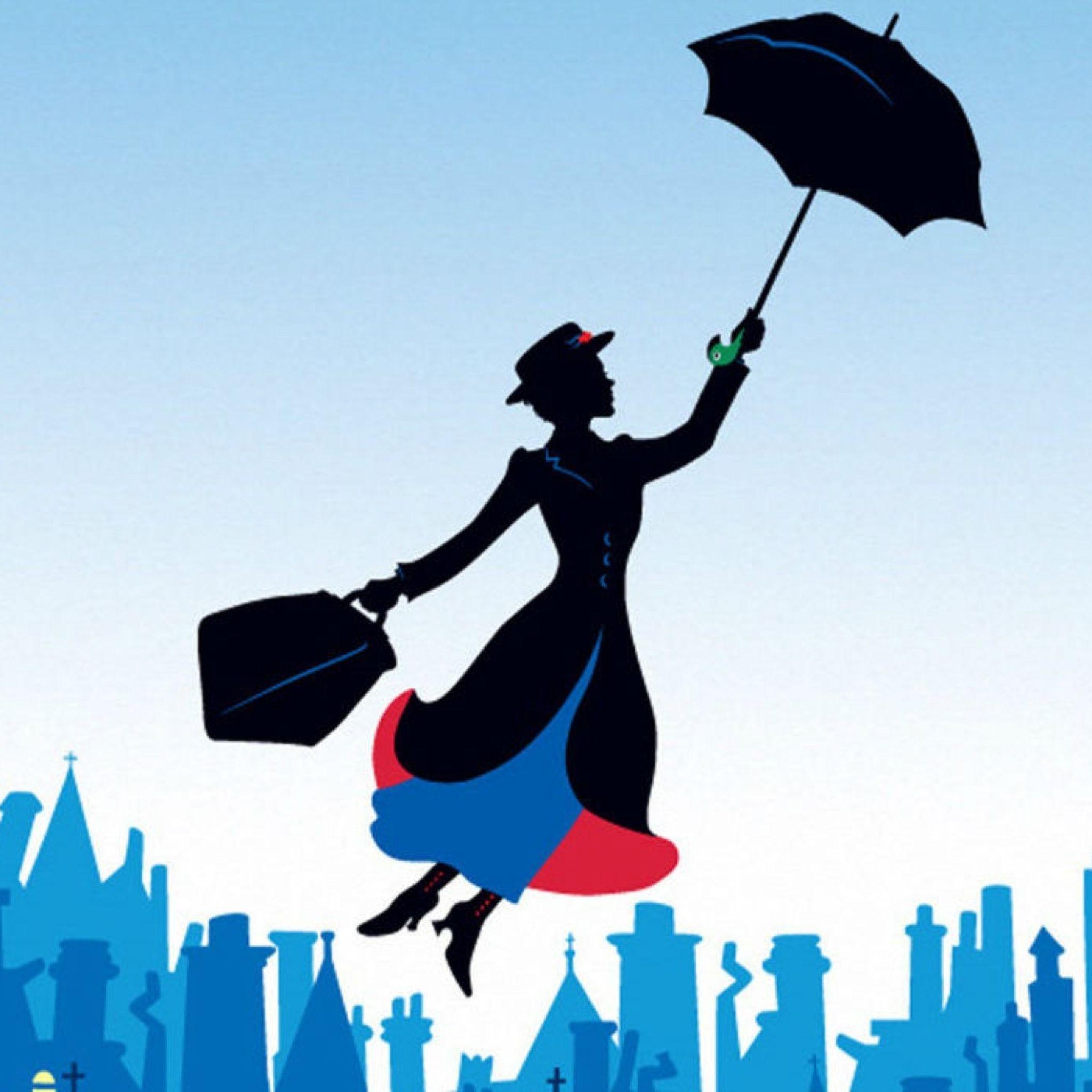 2048x2048 Mary Poppins Broadway Poster iPad Air Wallpaper, HD Movies 4K Wallpaper, Image, Photo and Background