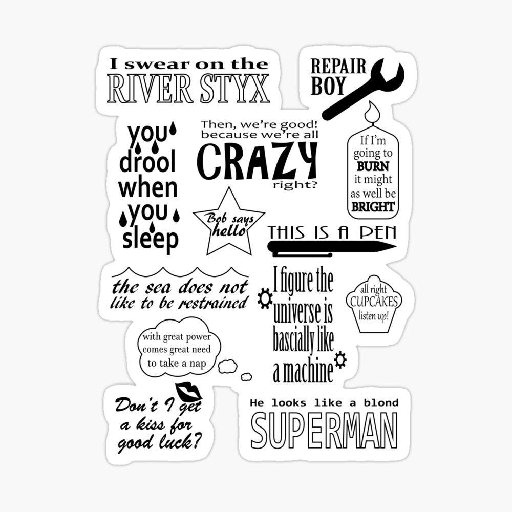 1000x1000 Heroes of Olympus Quotes Art Print