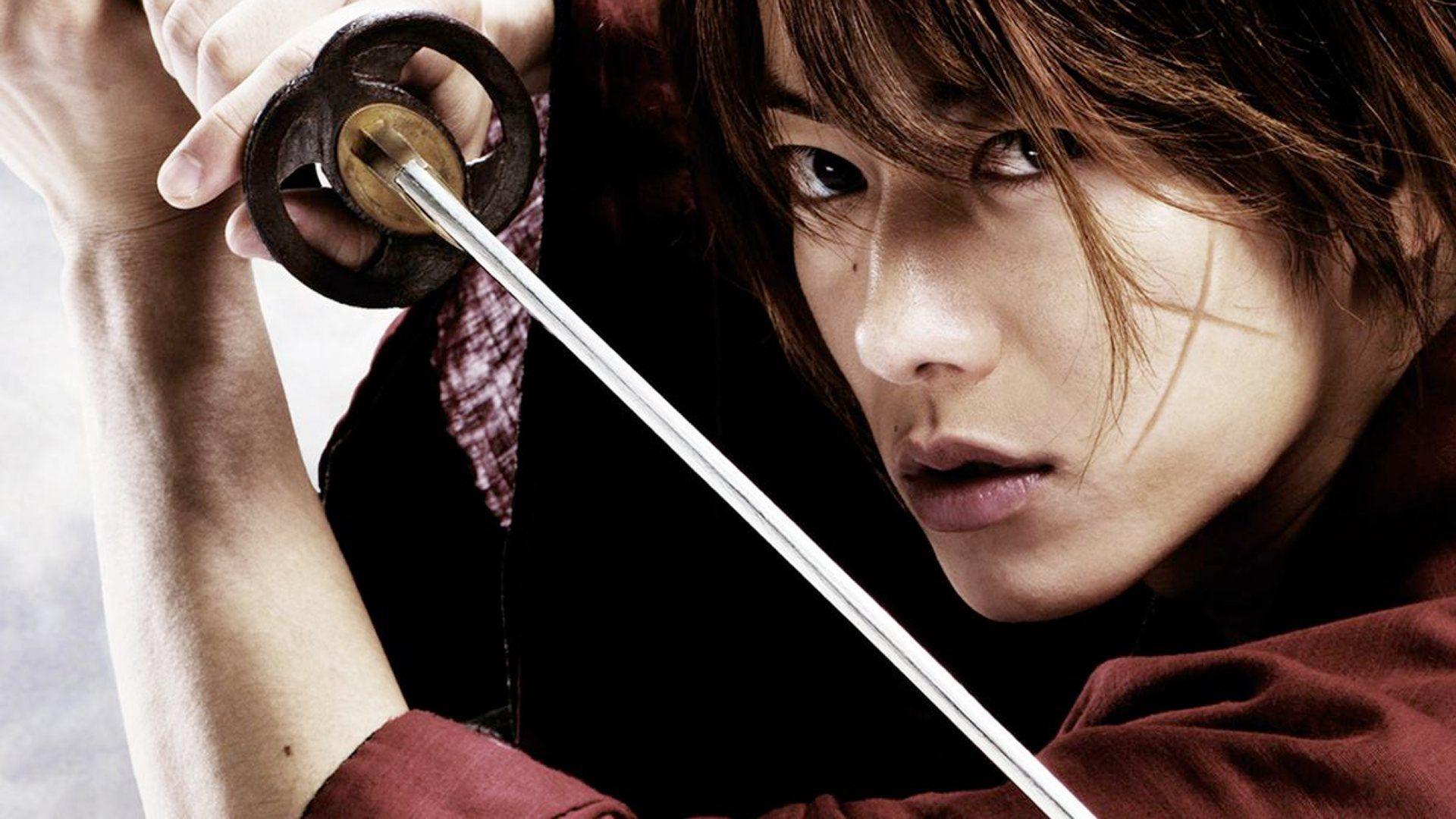 Kenshin Himura (Manslayer) from Rurouni Kenshin anime 4K wallpaper download