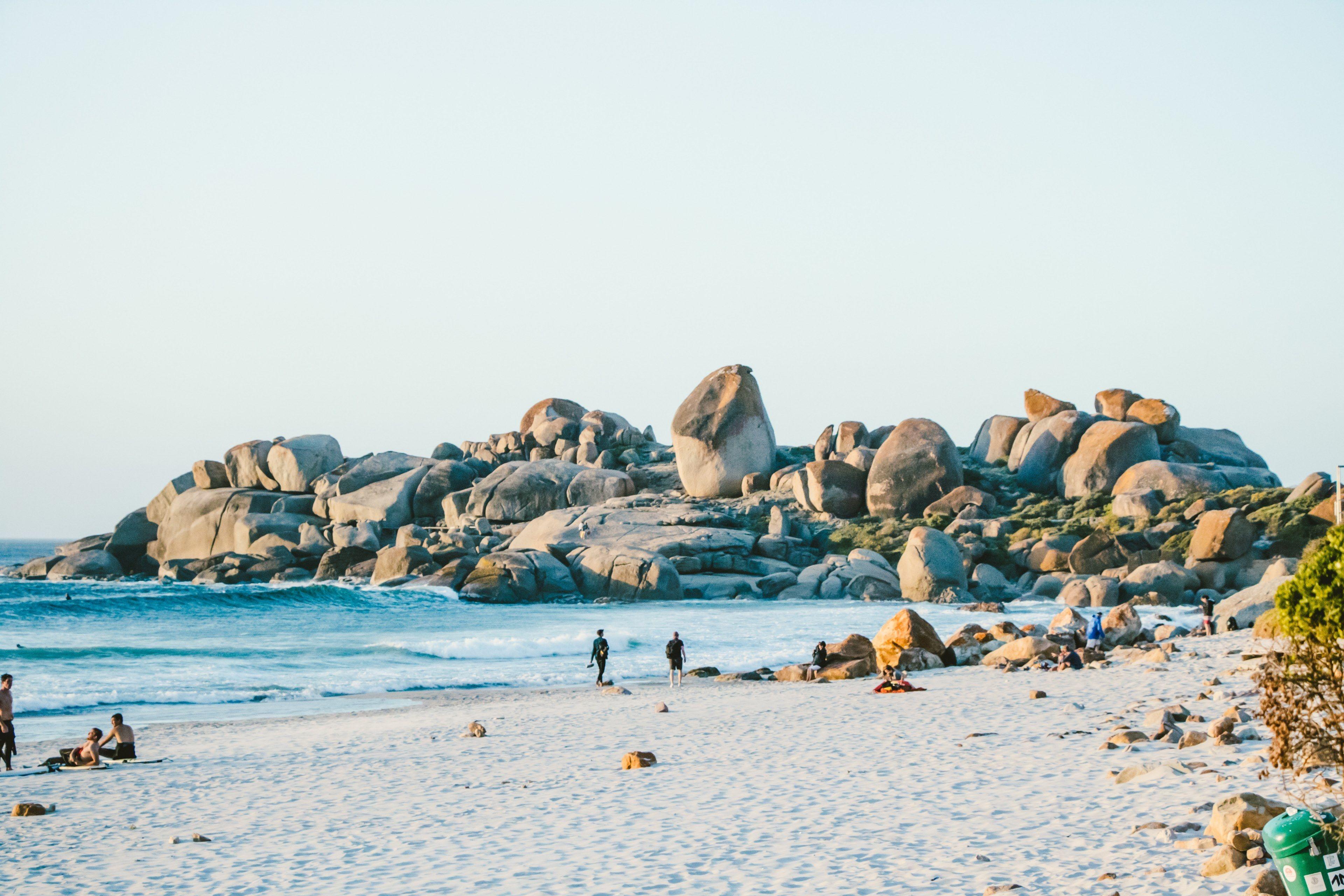 3840x2560 llandudno surf beach near cape town south africa 4k wallpaper