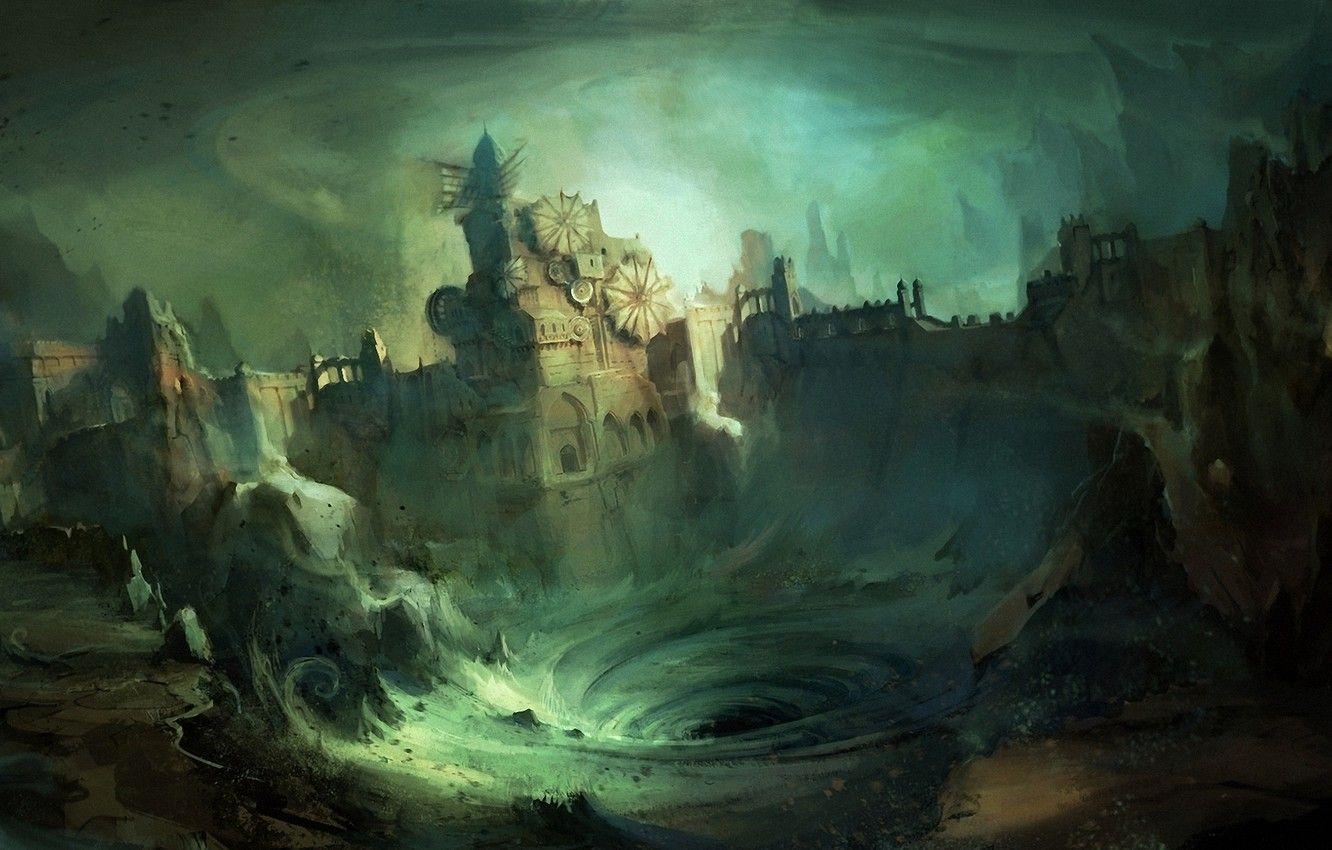 1332x850 Wallpaper sand, the wind, figure, art, structure, funnel, Prince of Persia - for desktop, section разное