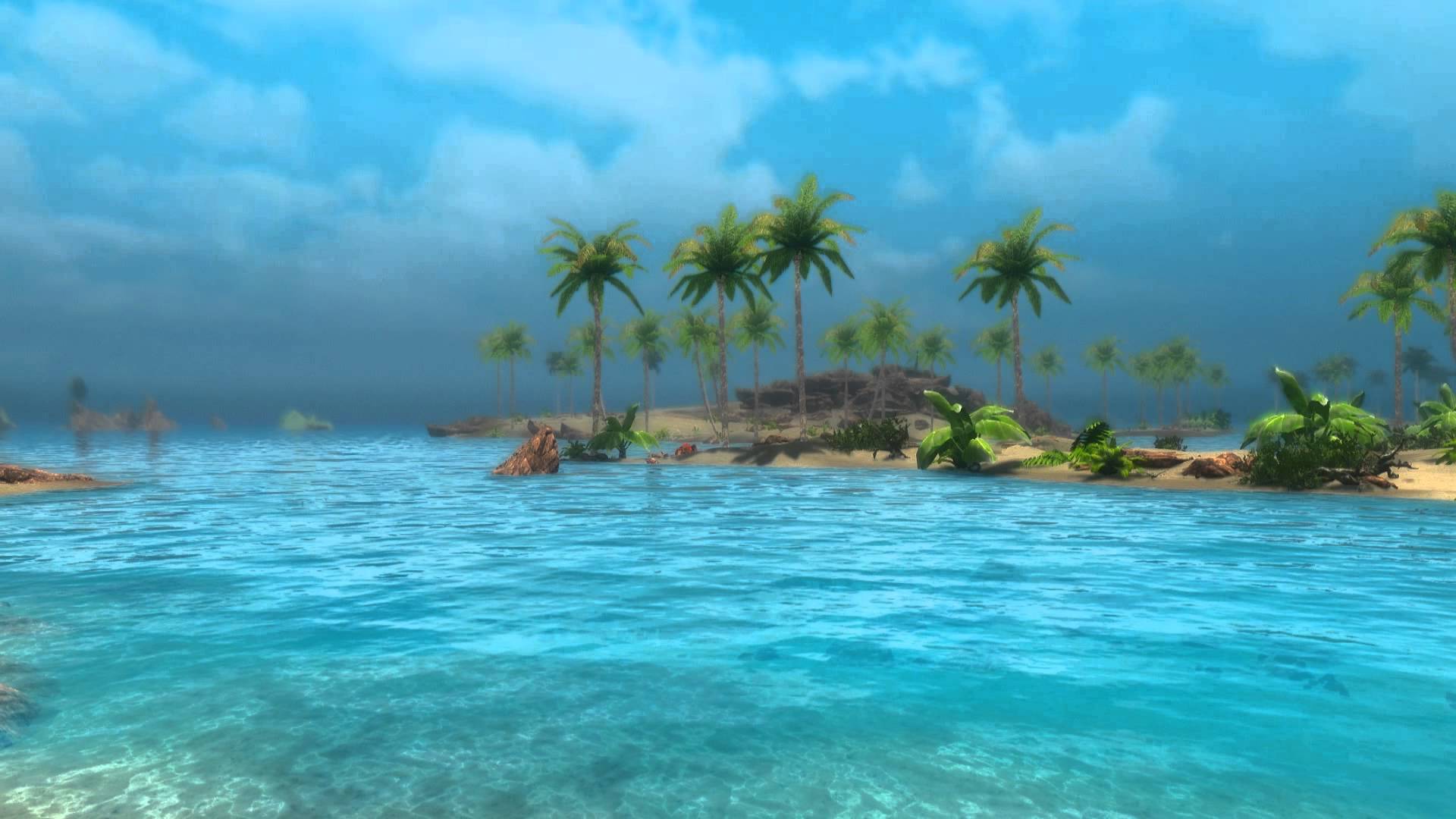 1920x1080 Beach Moving Wallpaper