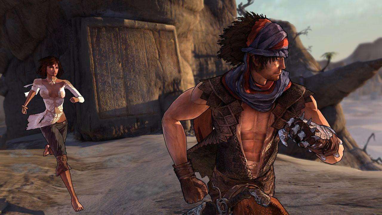 1280x720 Prince of Persia (2008). Geometry saves the Earth!