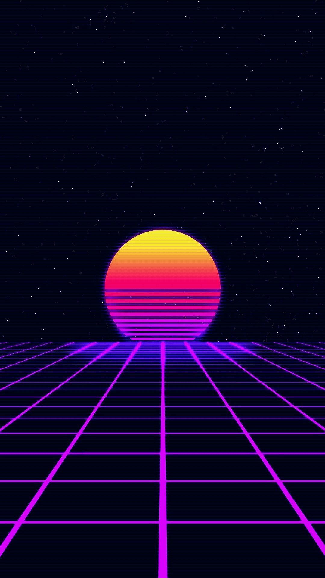 1080x1920 wallpaper. Retro wallpaper, Vaporwave wallpaper, Synthwave art