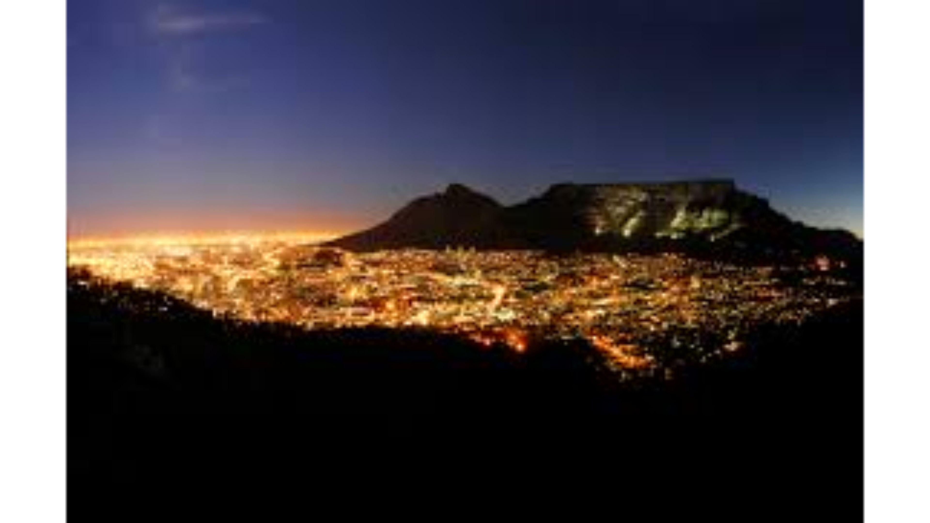 3840x2160 City Lights 2016 Cape Town, South Africa 4K Wallpaper. Free 4K