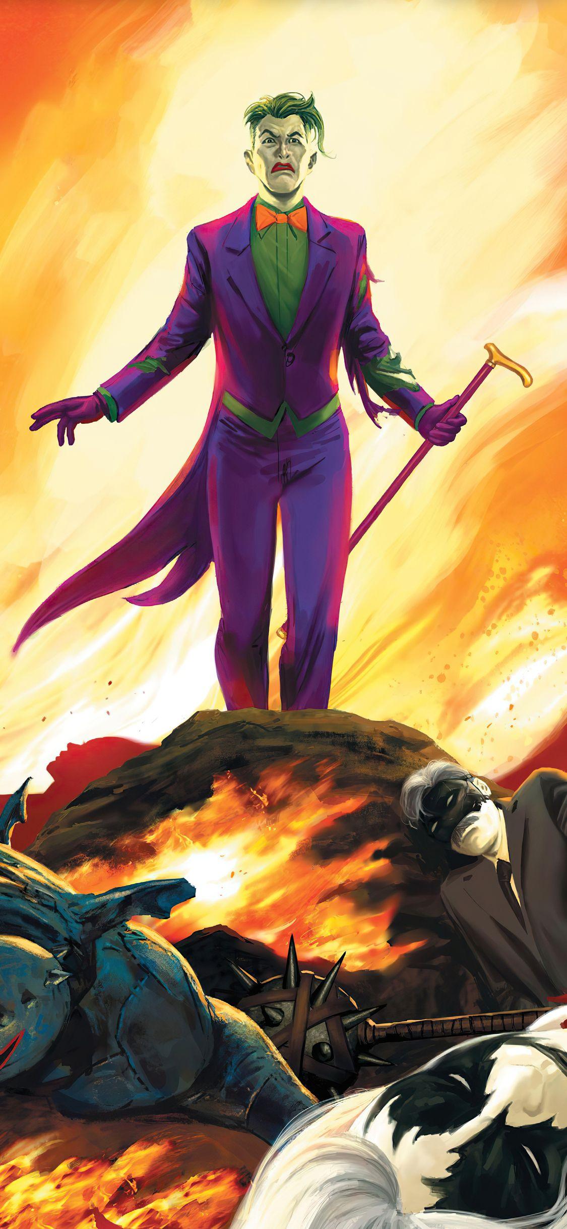 1125x2436 Joker The Mad Gentlemen iPhone XS, iPhone iPhone X HD 4k Wallpaper, Image, Background, Photo and Picture