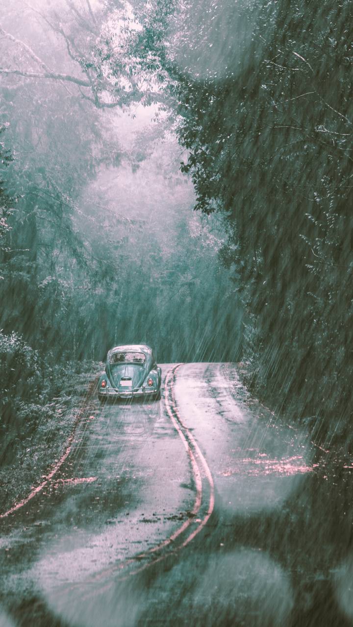 Rainy Road Wallpapers Top Free Rainy Road Backgrounds Wallpaperaccess