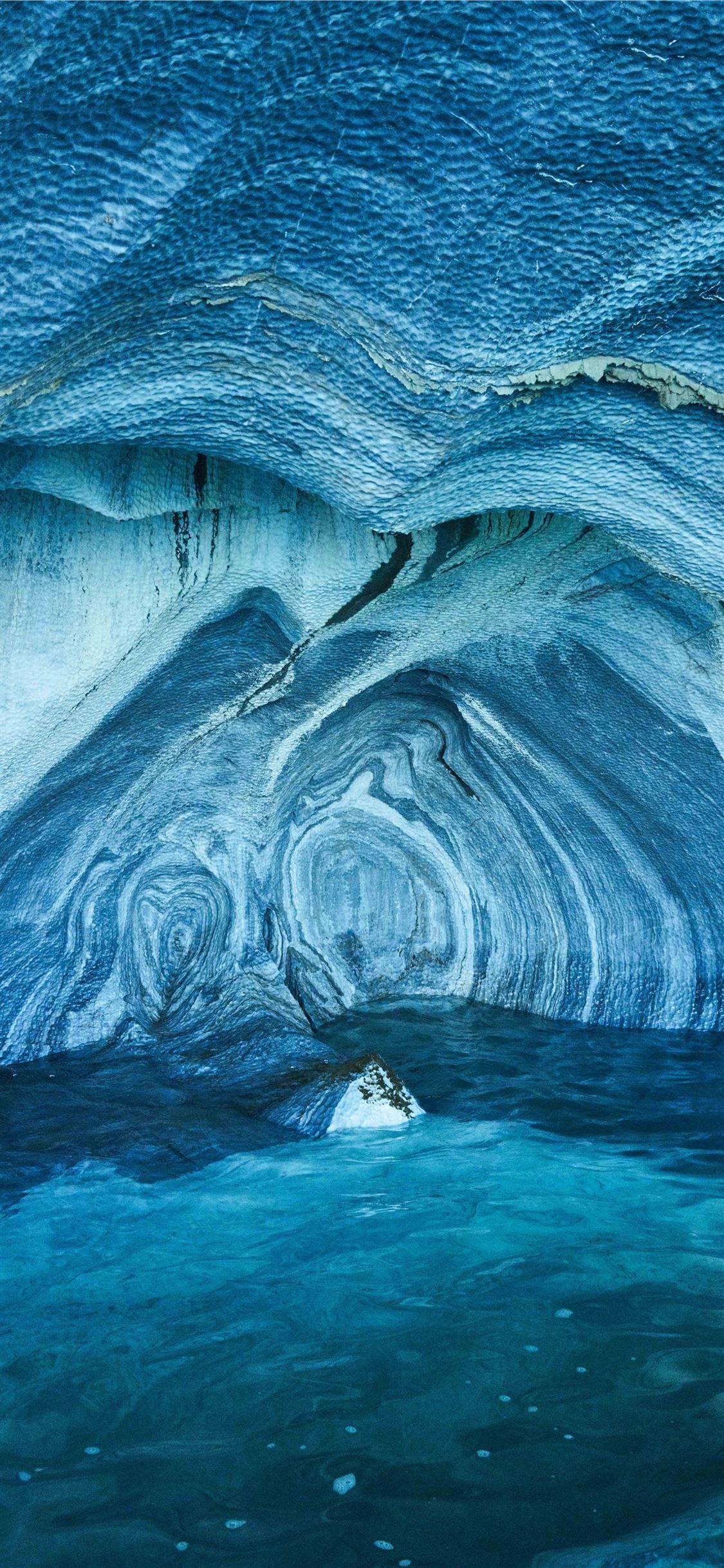1125x2436 Marble Caves #MarbleCaves Mostbeautifulplacestovisit #Patagonia #Argentina ChileBorder #iPhone11Wallpaper. Live Wallpaper Iphone, Wallpaper, Background