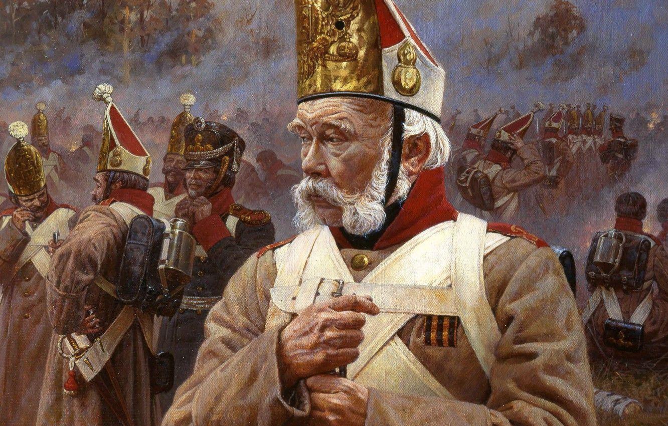 1332x850 Wallpaper war, history, uniform, Napoleon, a Veteran, old soldier image for desktop, section живопись