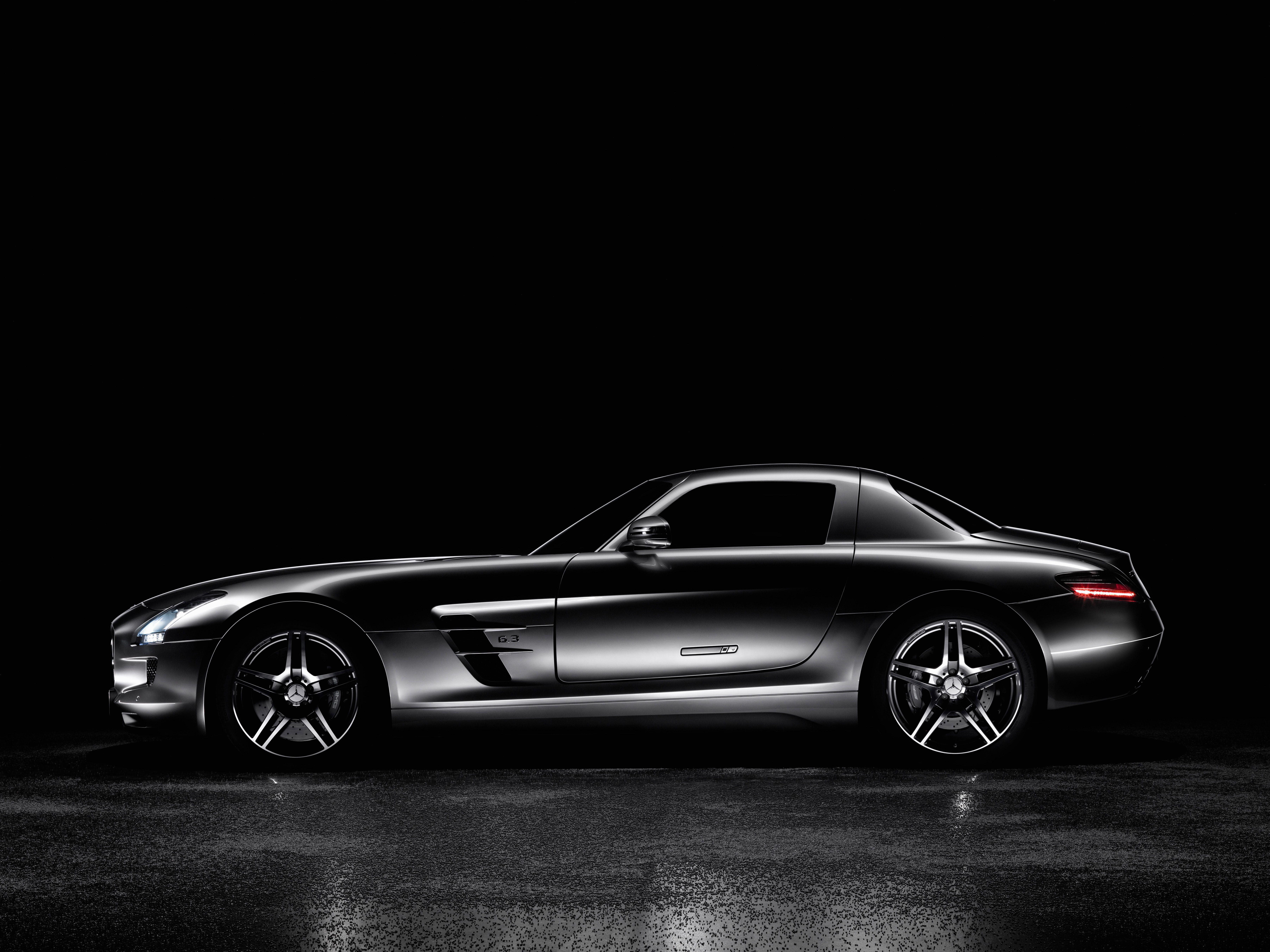 7216x5412 Cars, AMG, Vehicles, Mercedes Benz SLS AMG, Side View, Mercedes Benz, German Cars Wallpaper
