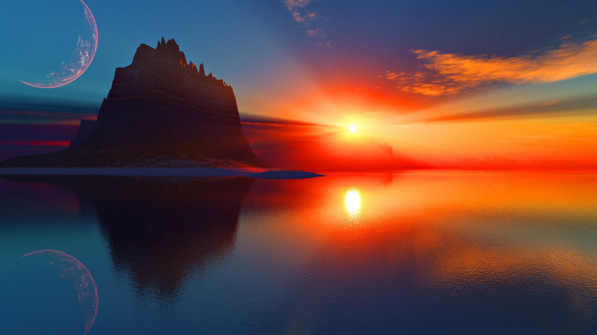 1920x1080 Sunset Wallpaper HD 1920x1080