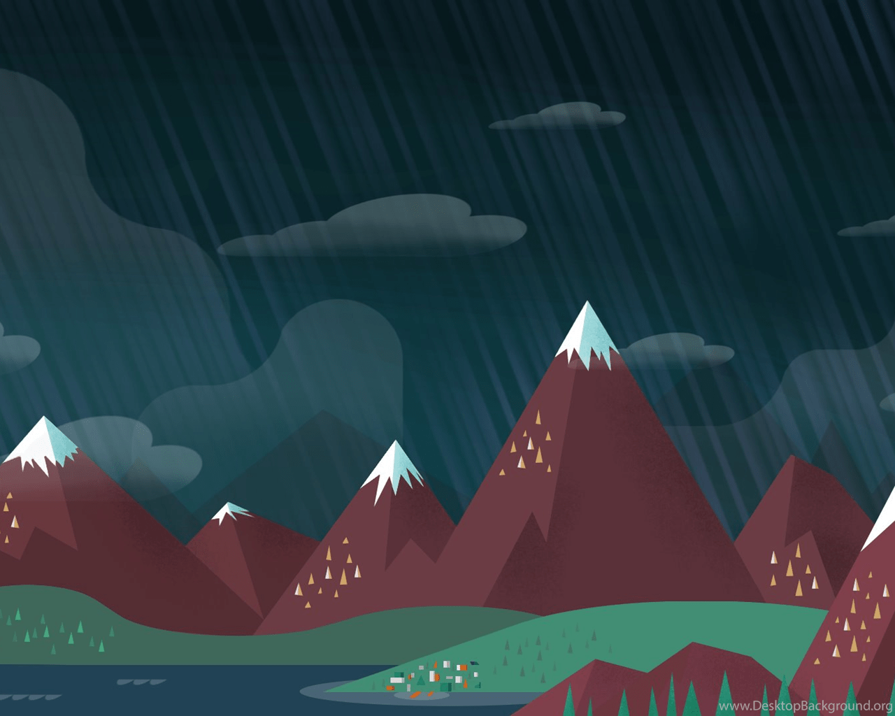 1280x1024 Flat Design HD Wallpaper For Windows 10 Desktop Background