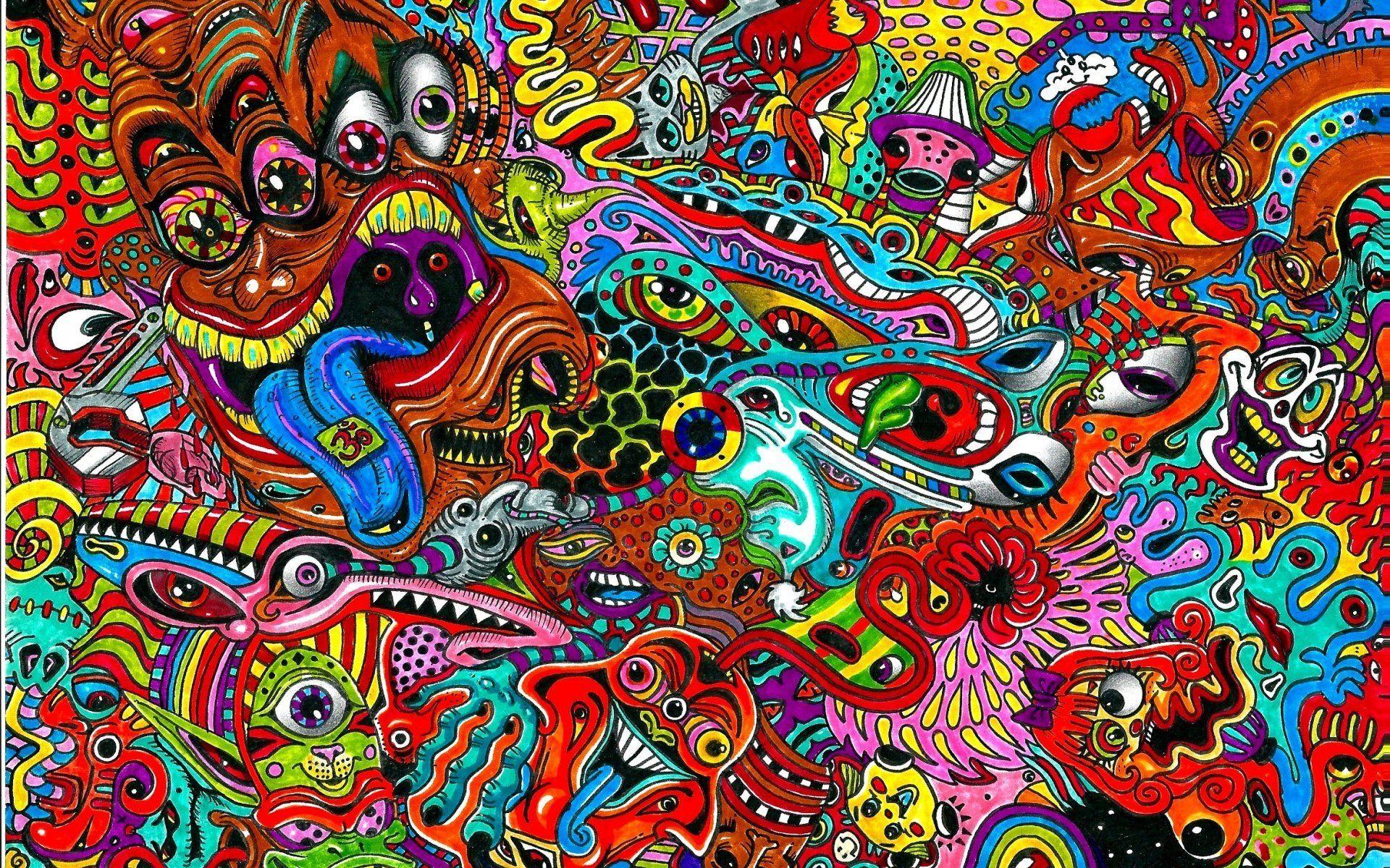 Colorful Drawing Wallpapers - Top Free Colorful Drawing Backgrounds ...