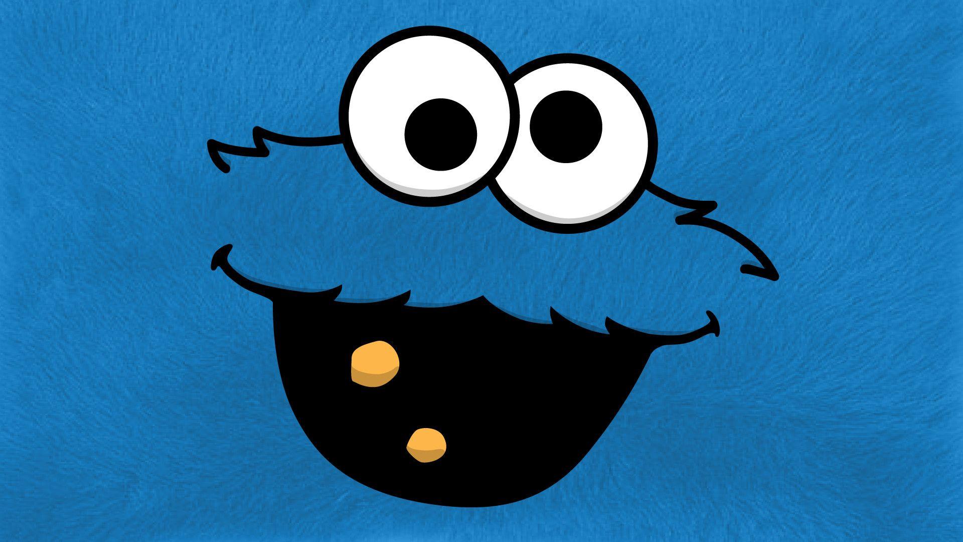 1920x1080 Cookie Monster HD Desktop Cookie Monster Mobile Wallpaper Monster Blue Background HD Wallpaper