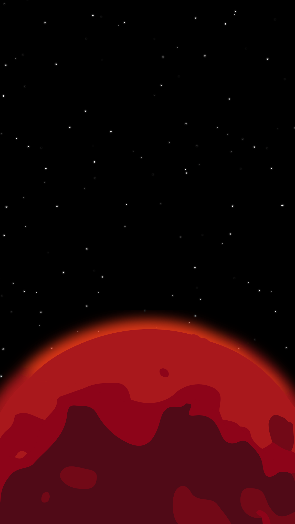 1152x2048 Red planet wallpaper galaxy amoled 4k