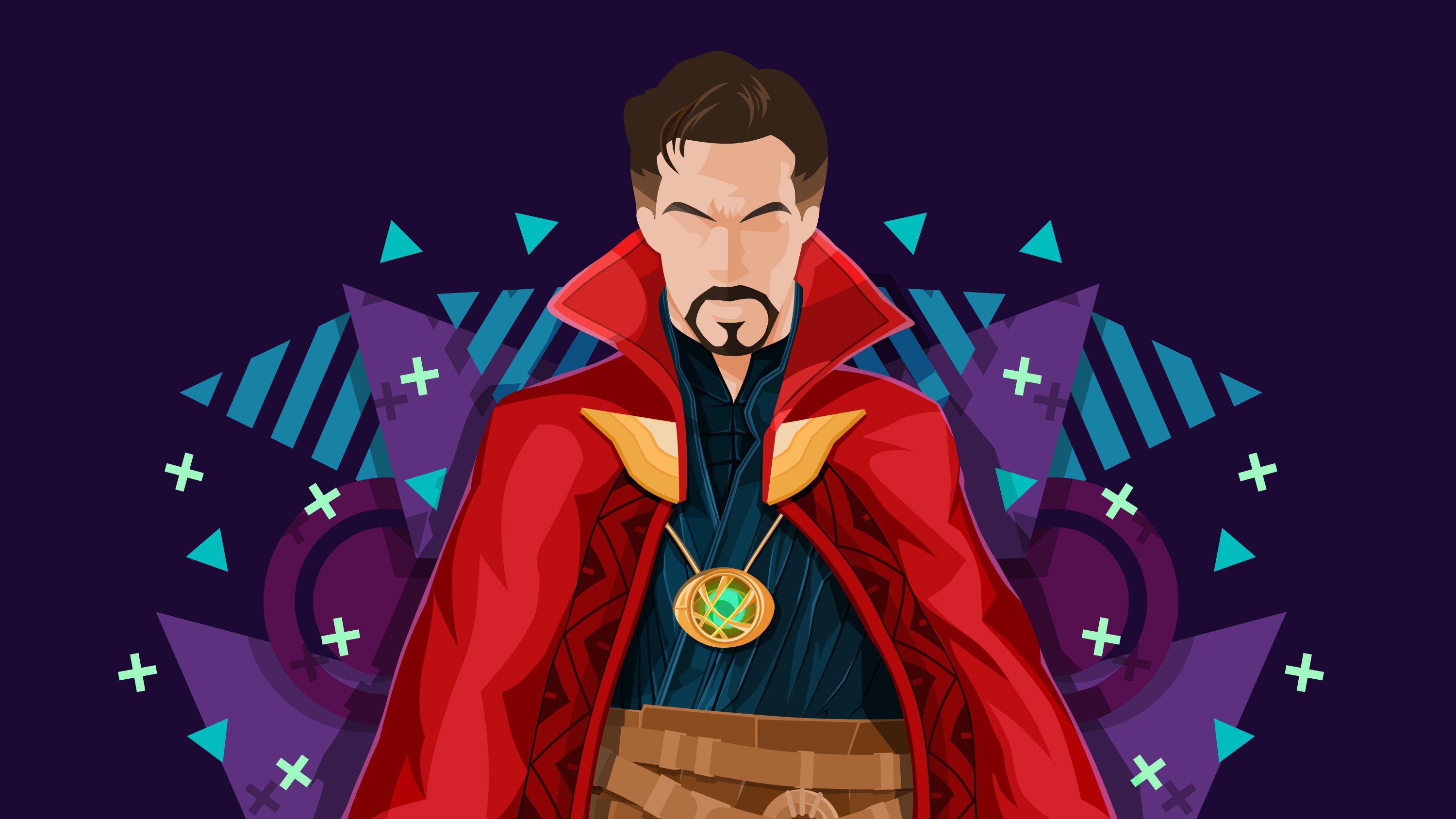 3000x1688 Doctor Strange Minimal /doctor Strange Minimal 10603 Doctor, For, Minimal, S. Marvel Comics Wallpaper, Doctor Strange, Marvel Paintings