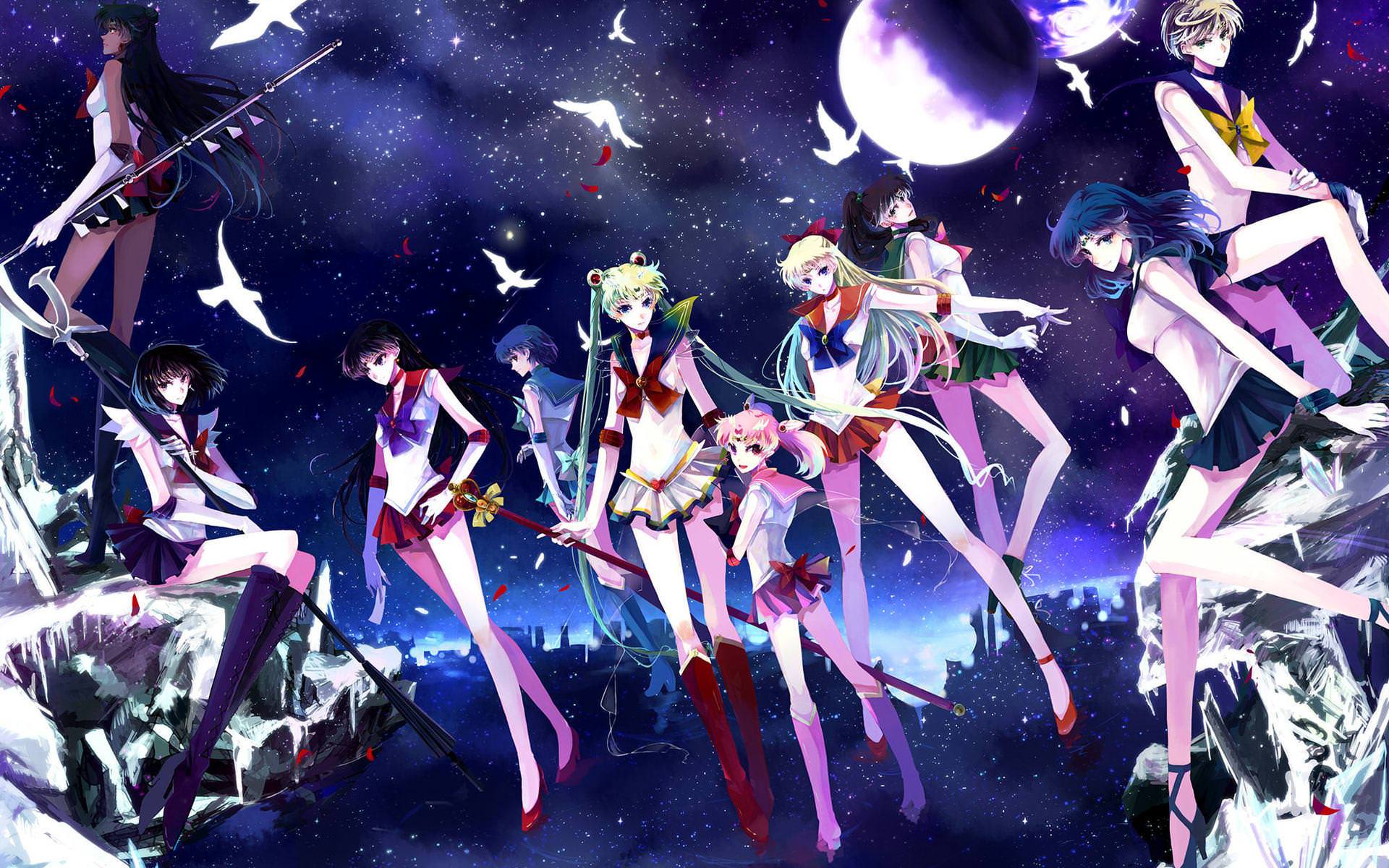 1920x1200 Sailor Moon Background Desktop Wallpaper Download