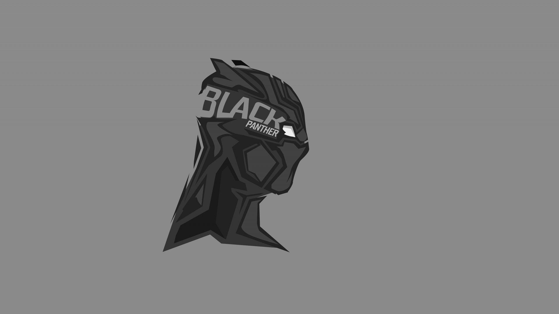 1920x1080 Wallpaper Black Panther Logo Marvel